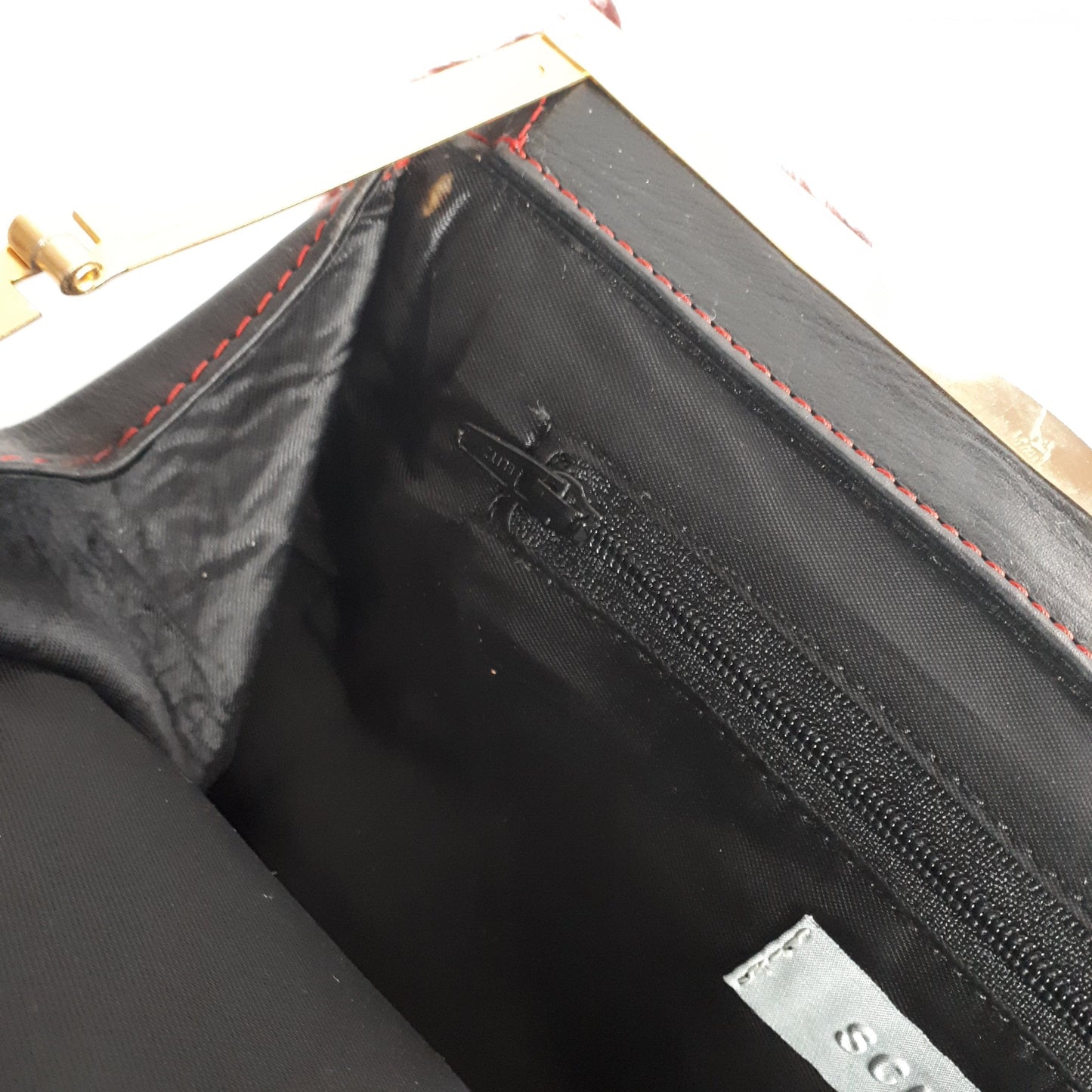 Clutch pelle nera SCRUPOLI