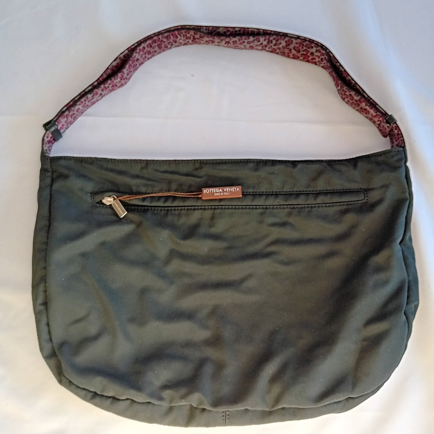 Bottega Veneta borsa tessuto nero