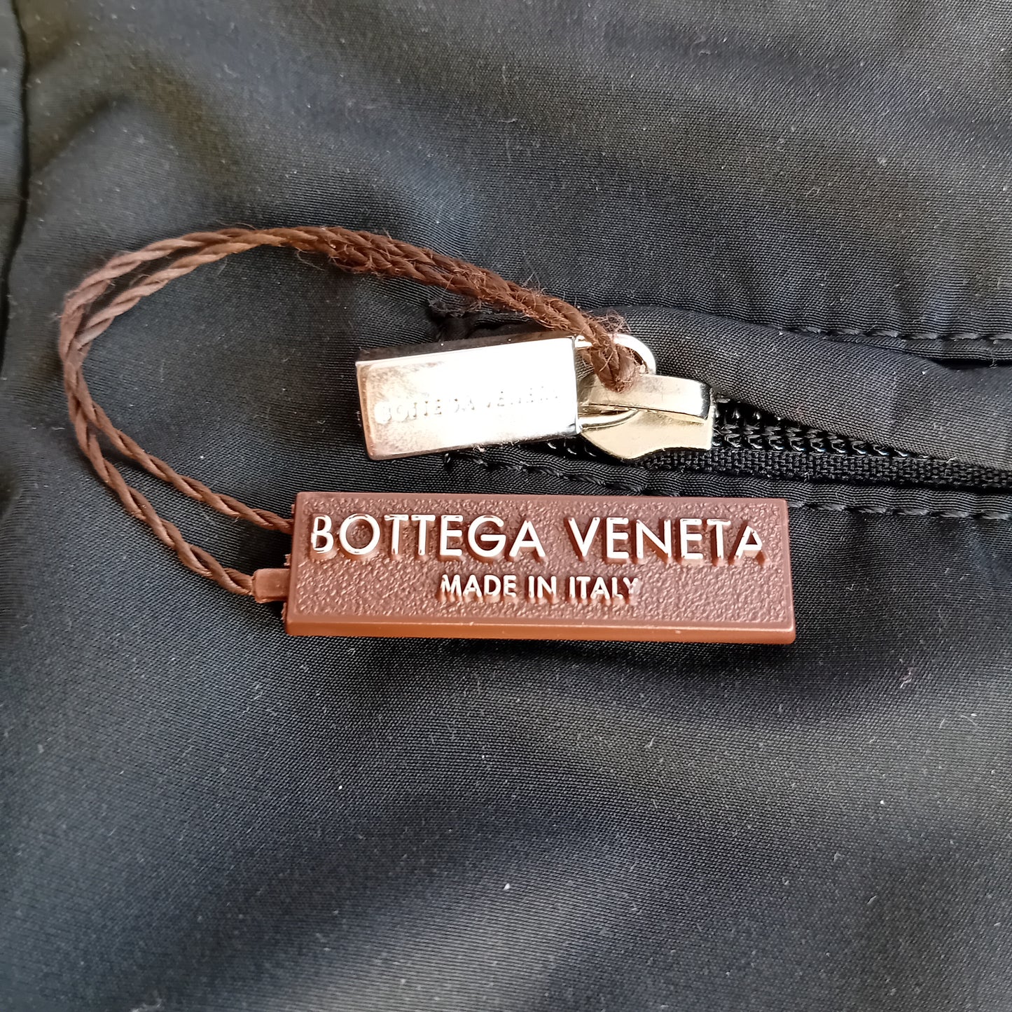 Bottega Veneta borsa tessuto nero