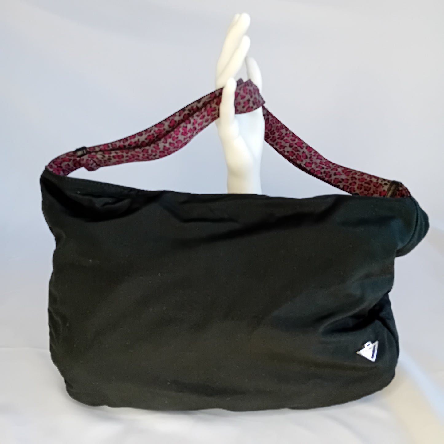Bottega Veneta borsa tessuto nero