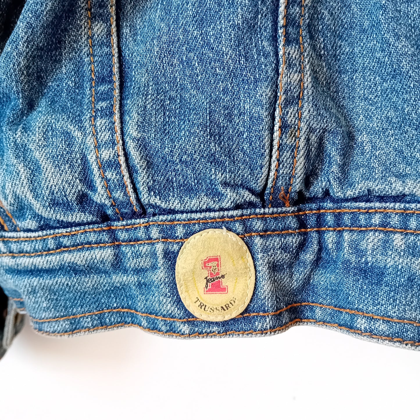 Trussardi denim V jacket