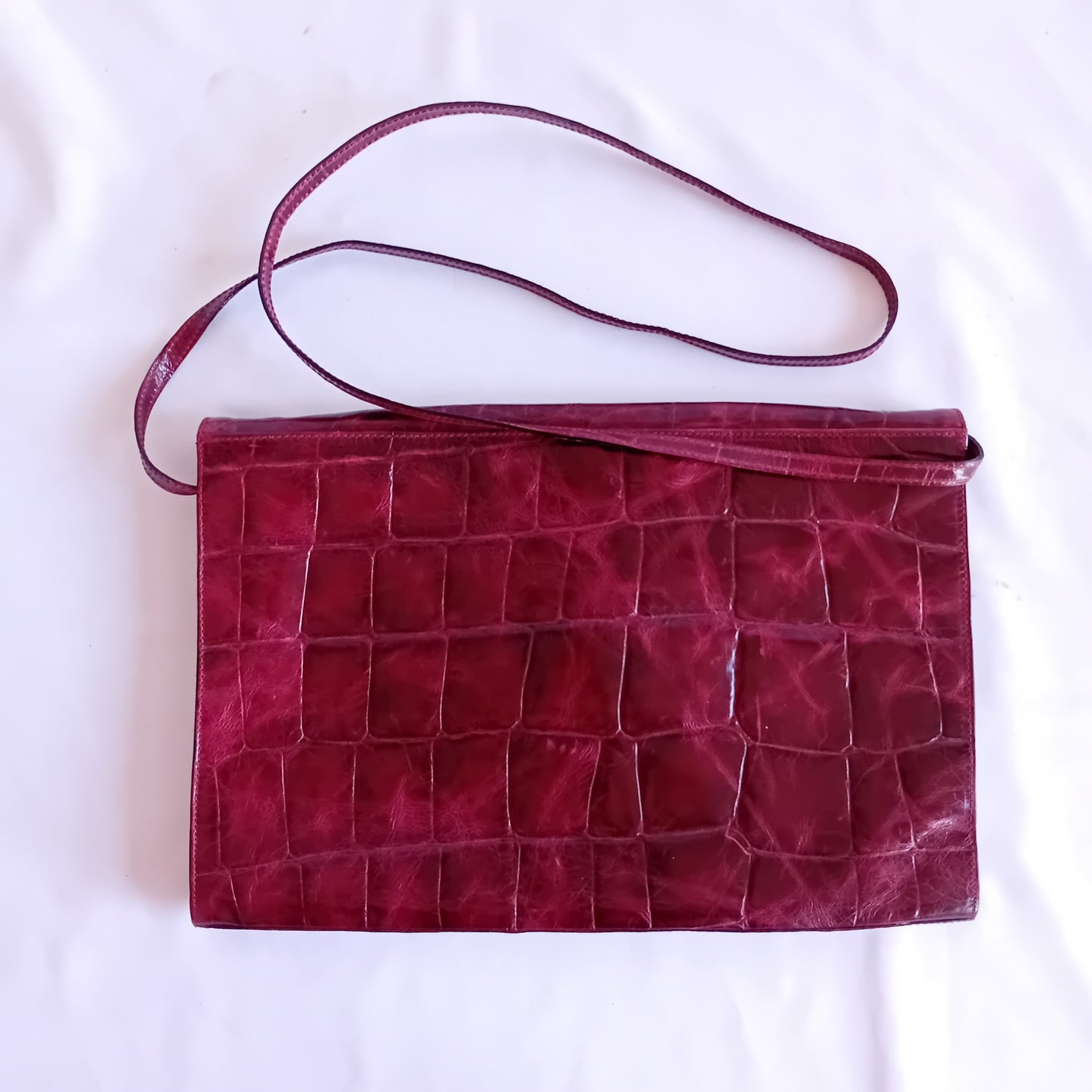 Furla burgundy leather bag
