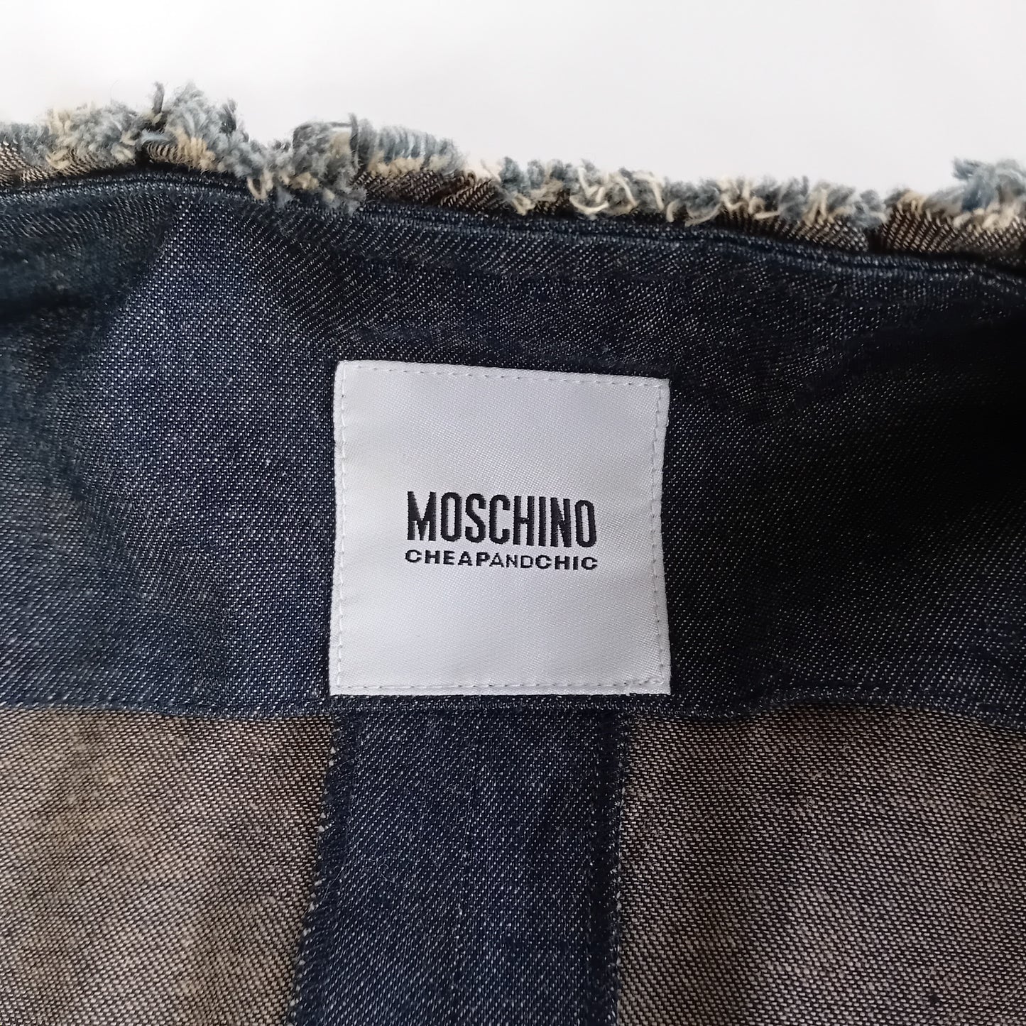 Giacca denim MOSCHINO