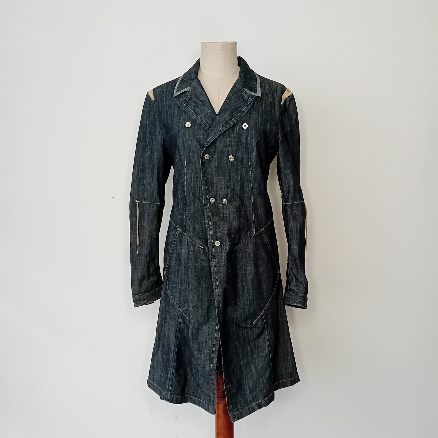 Trench in denim Marithé François Girbaud