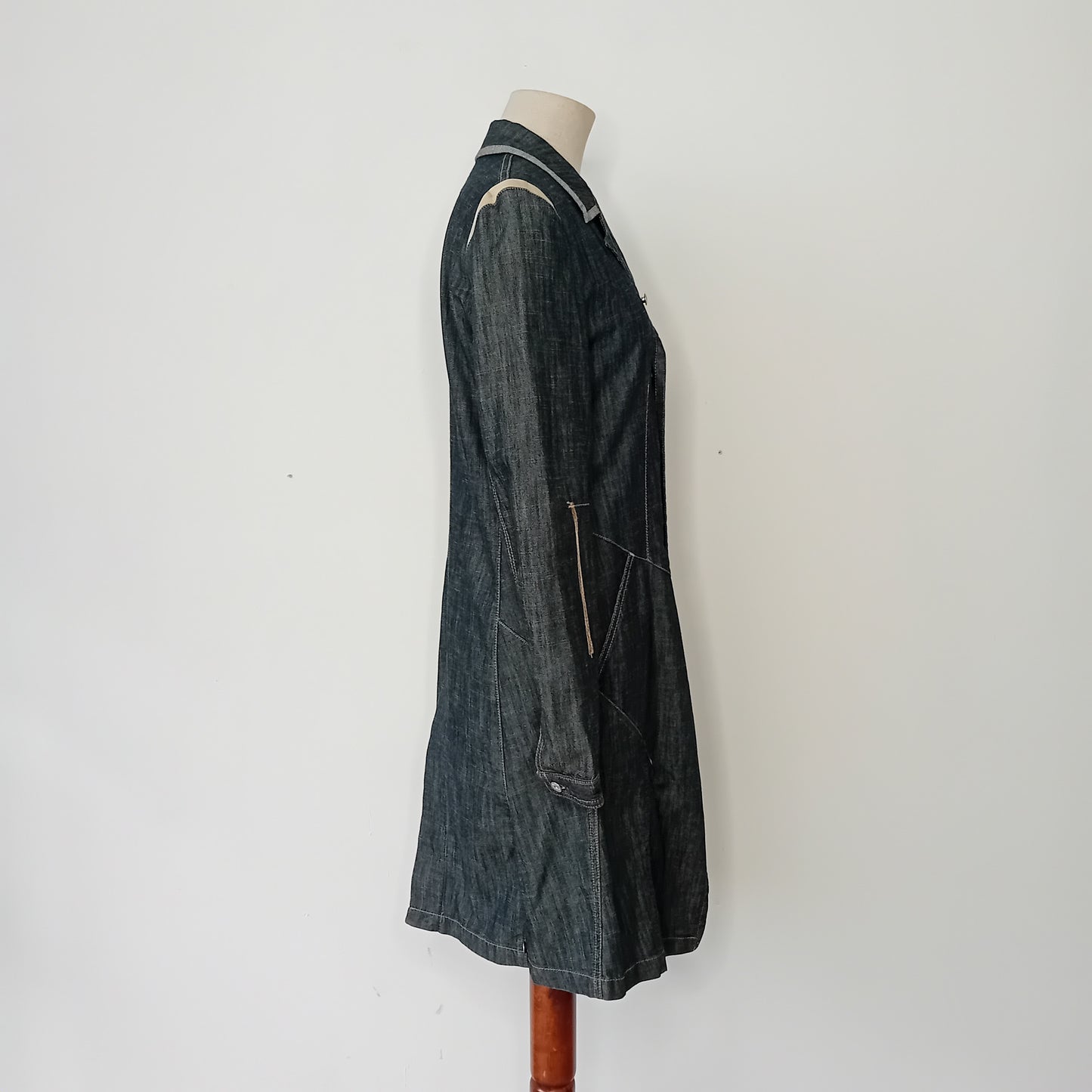 Trench in denim Marithé François Girbaud