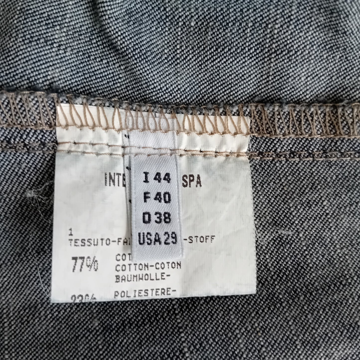 Trench in denim Marithé François Girbaud