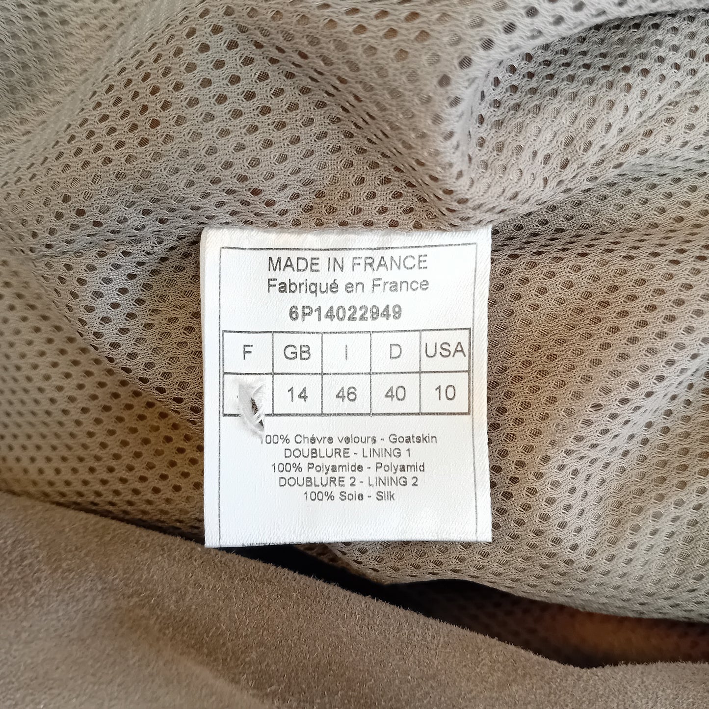 Christian Dior giacca di pelle