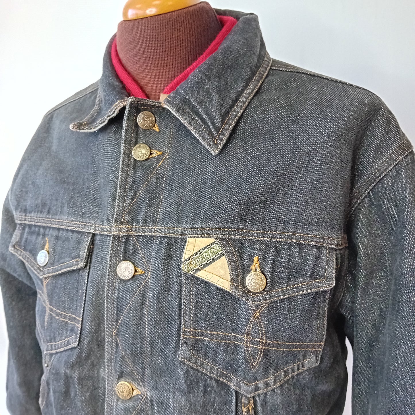 Giacca denim nera
