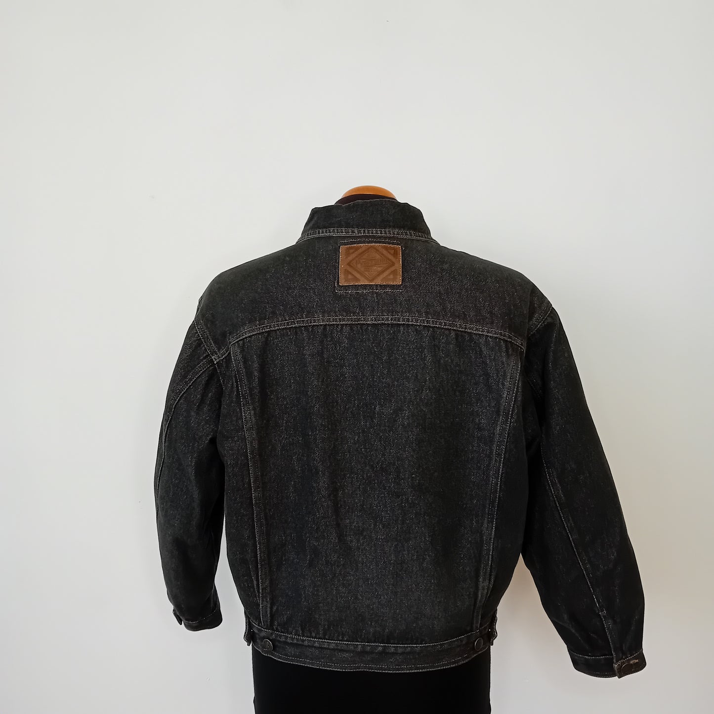 Giacca denim nera