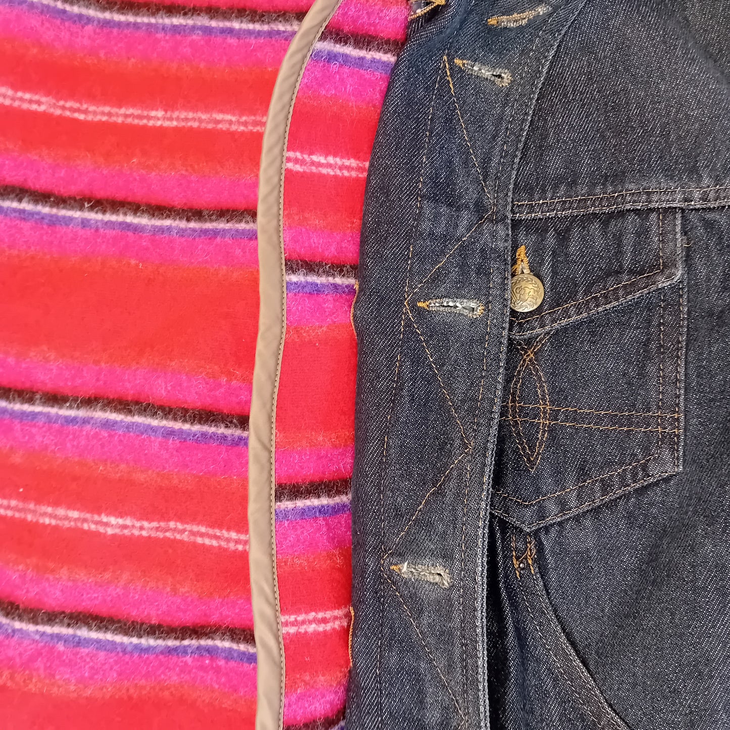Giacca denim nera