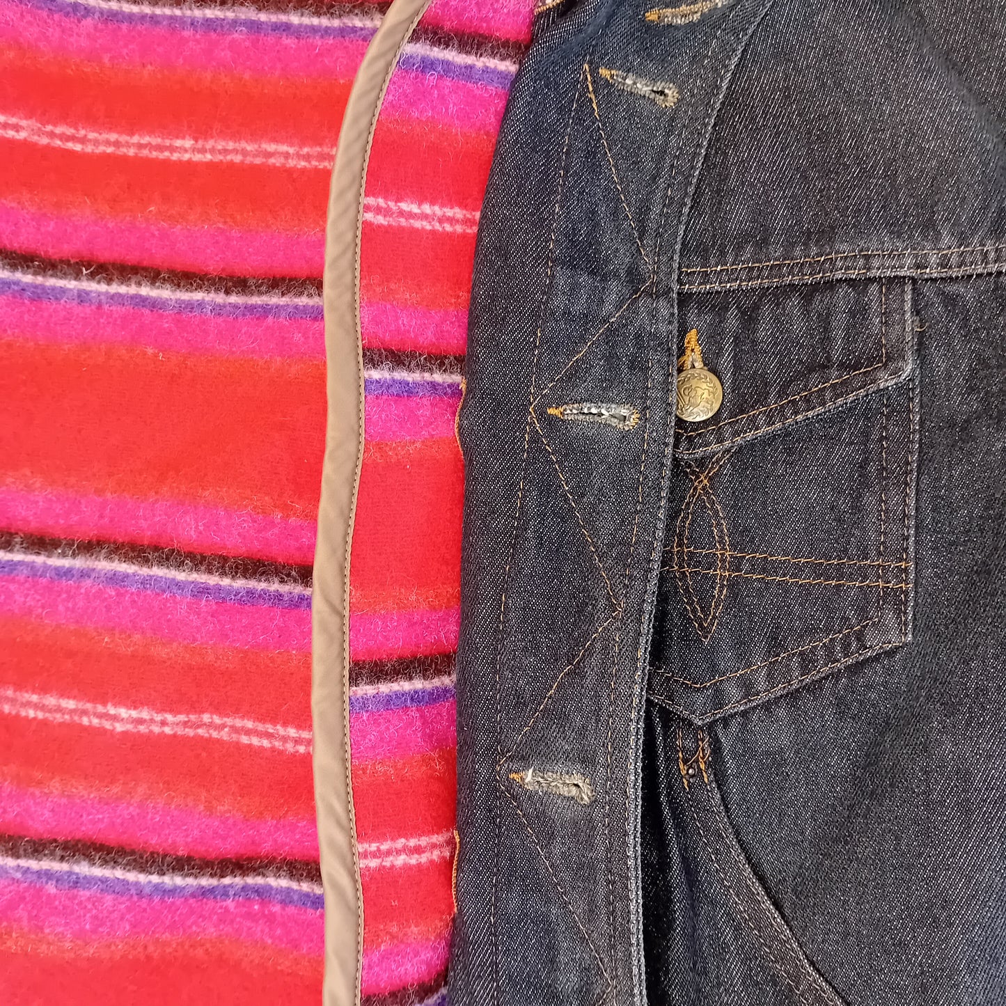 Giacca denim nera