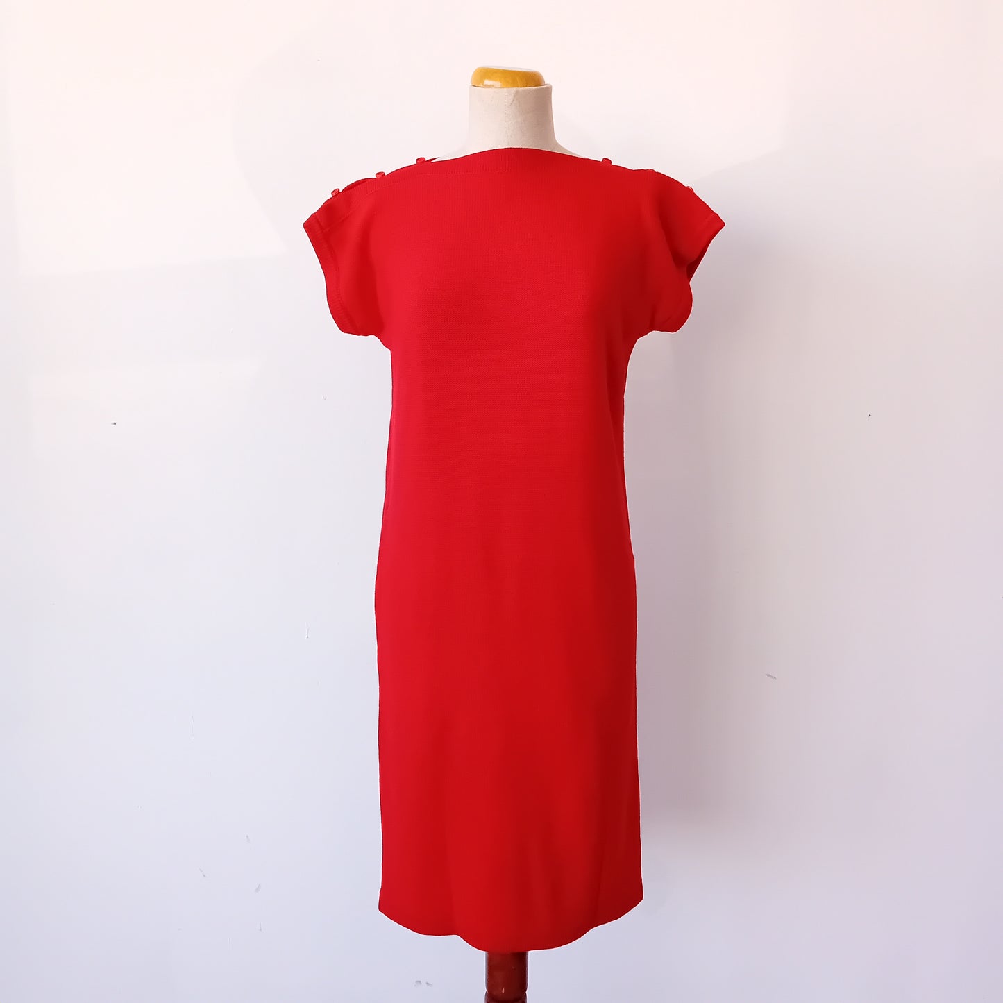 Abito rosso maglina