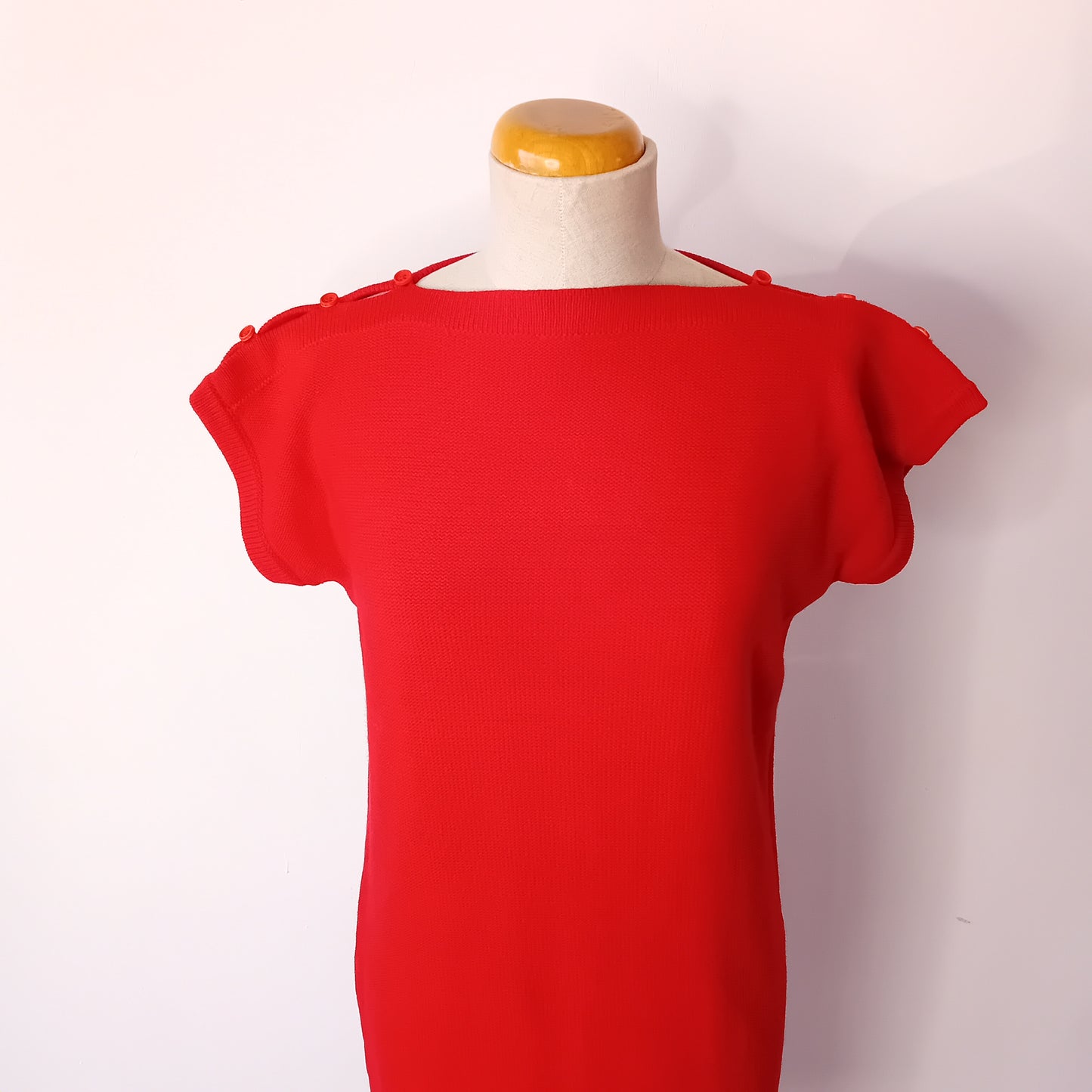 Abito rosso maglina