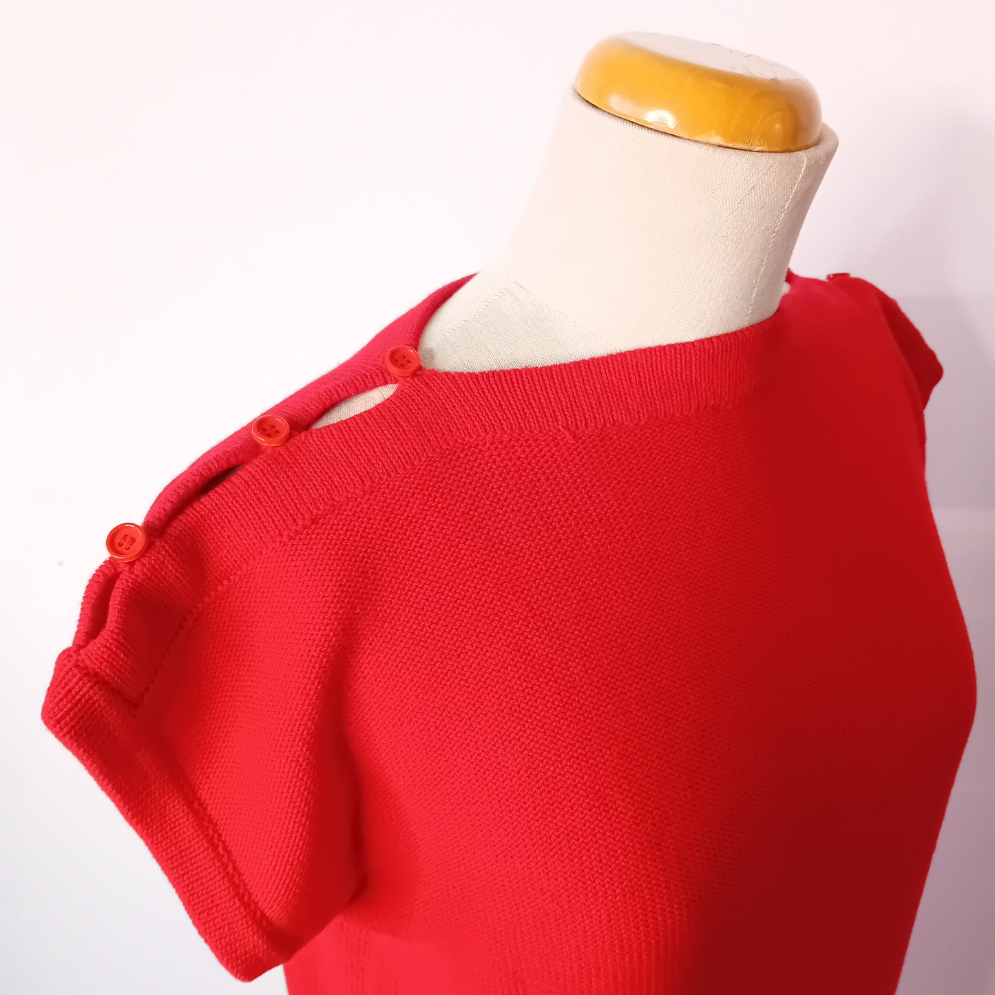 Abito rosso maglina