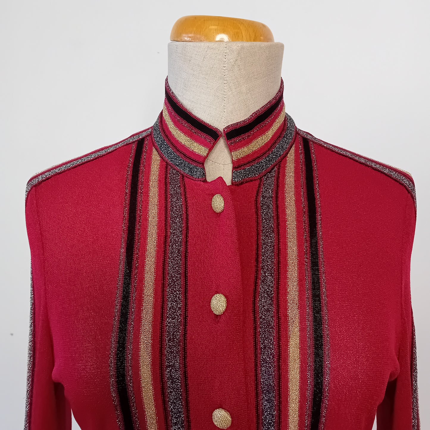 Bordeaux plisset dress