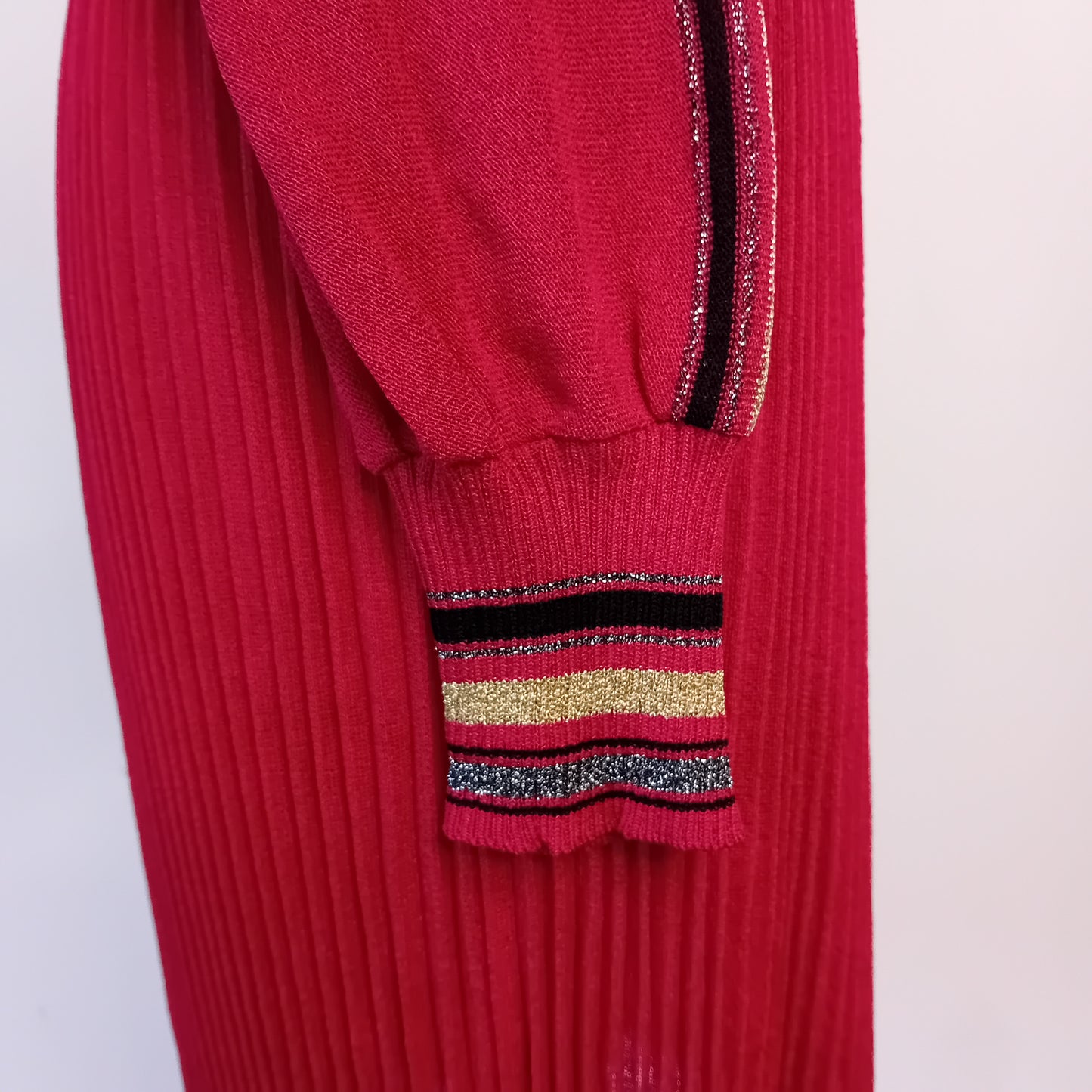 Bordeaux plisset dress