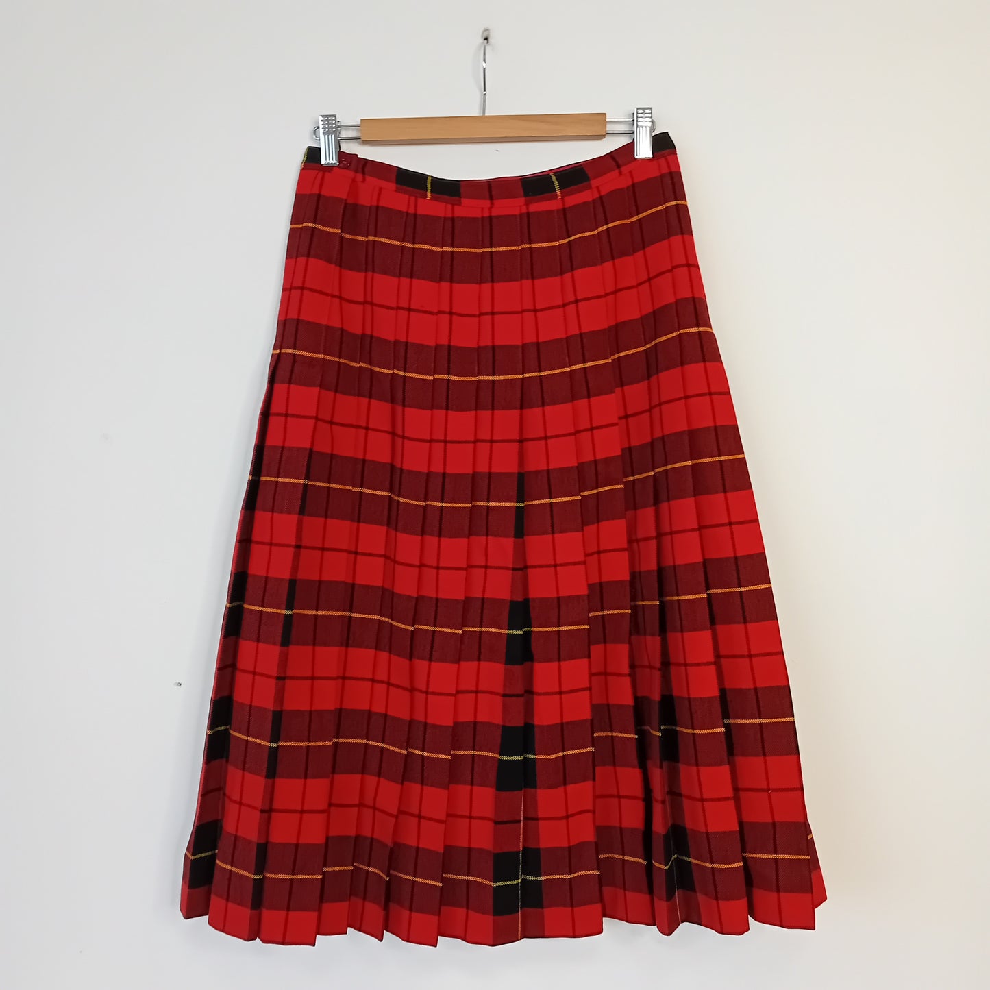 Gonna vintage in tartan rosso
