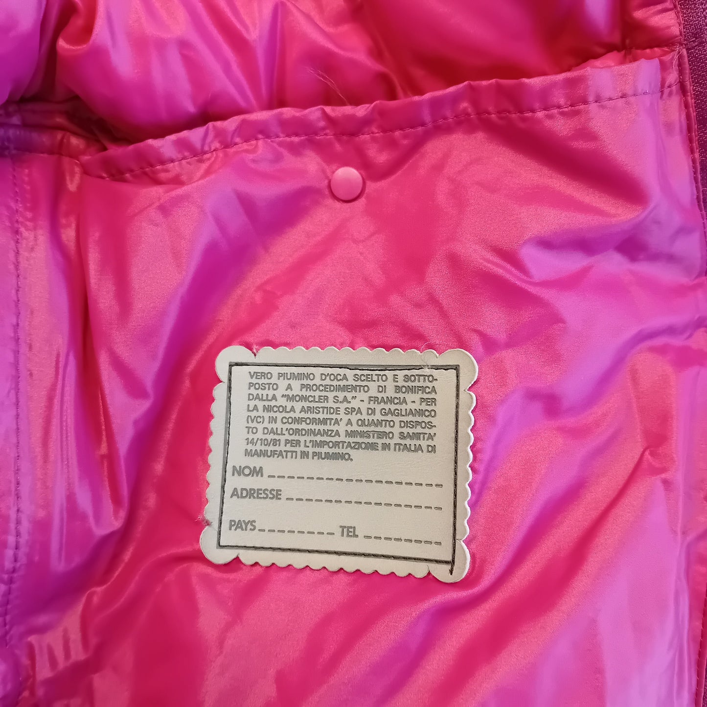 Piumino vintage MONCLER