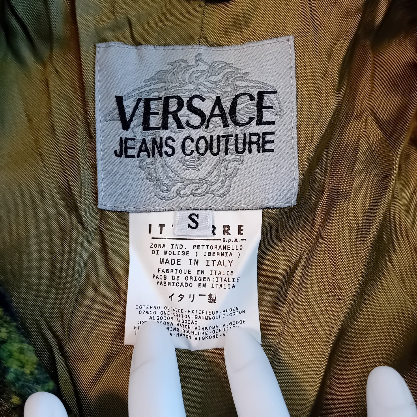 Completo verde Versace Jeans Couture