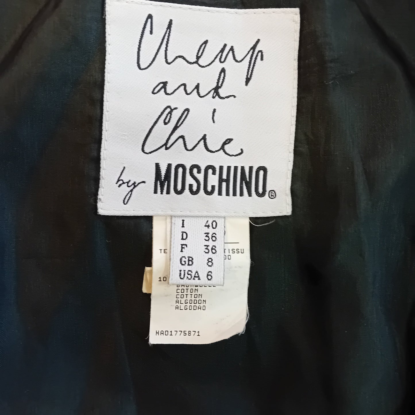 Mini gonna vintage CHEAP & CHIC BY MOSCHINO