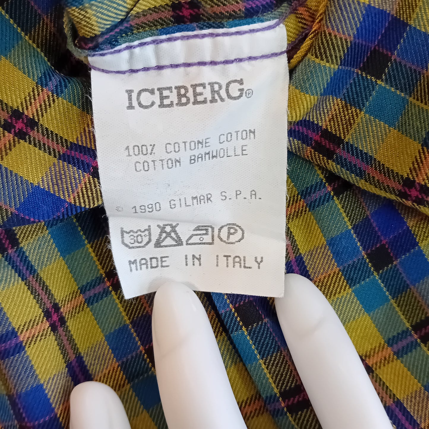 Iceberg camicia tartan
