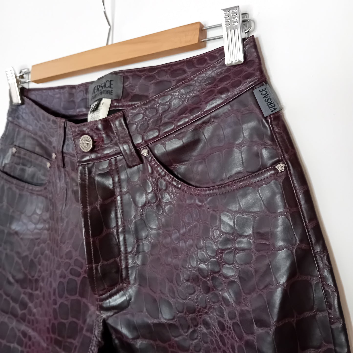 Versace purple pants