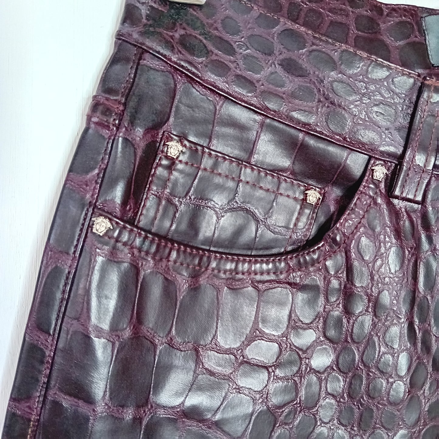 Versace purple pants