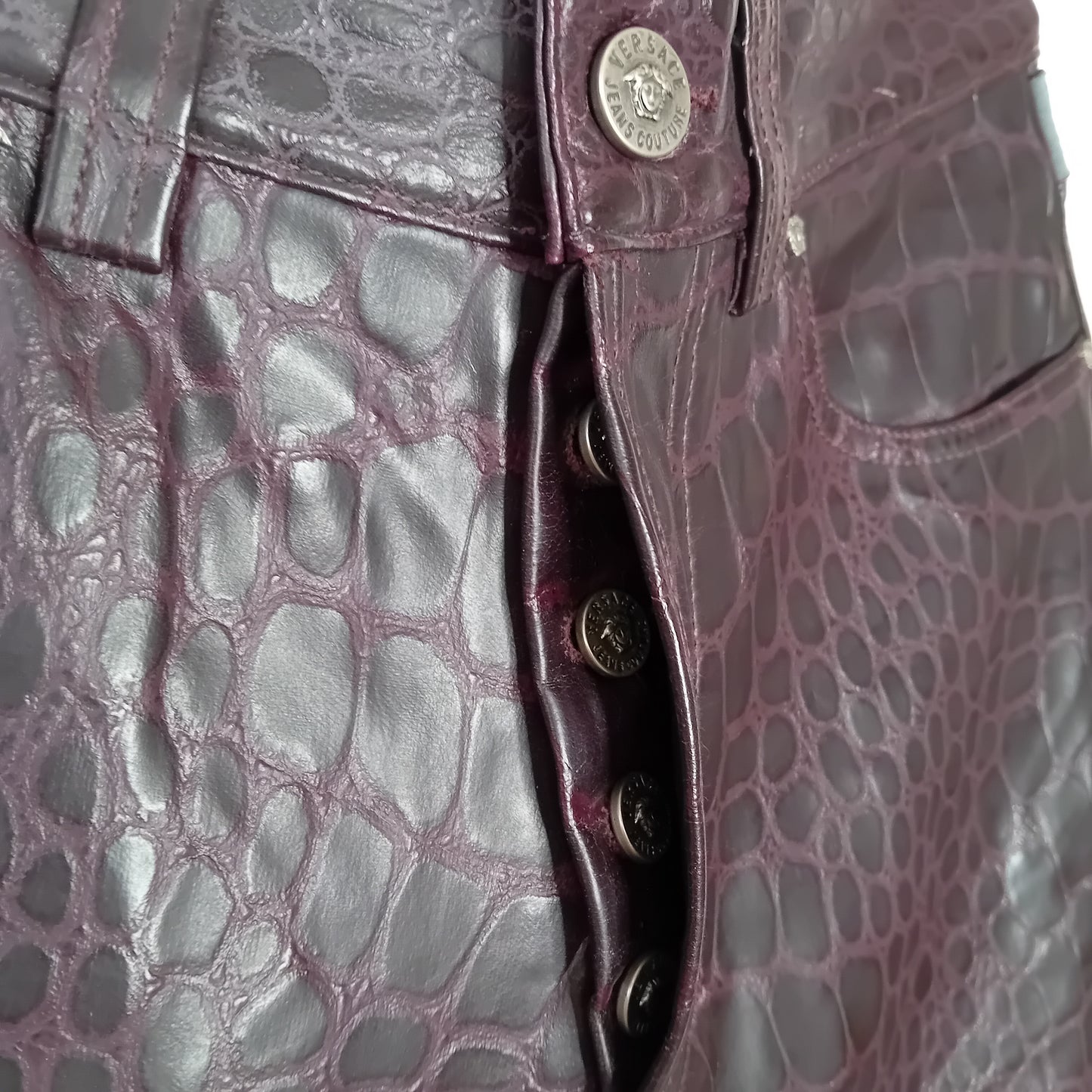 Versace purple pants