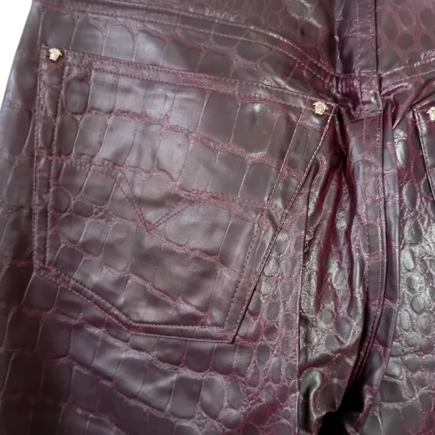 Versace purple pants