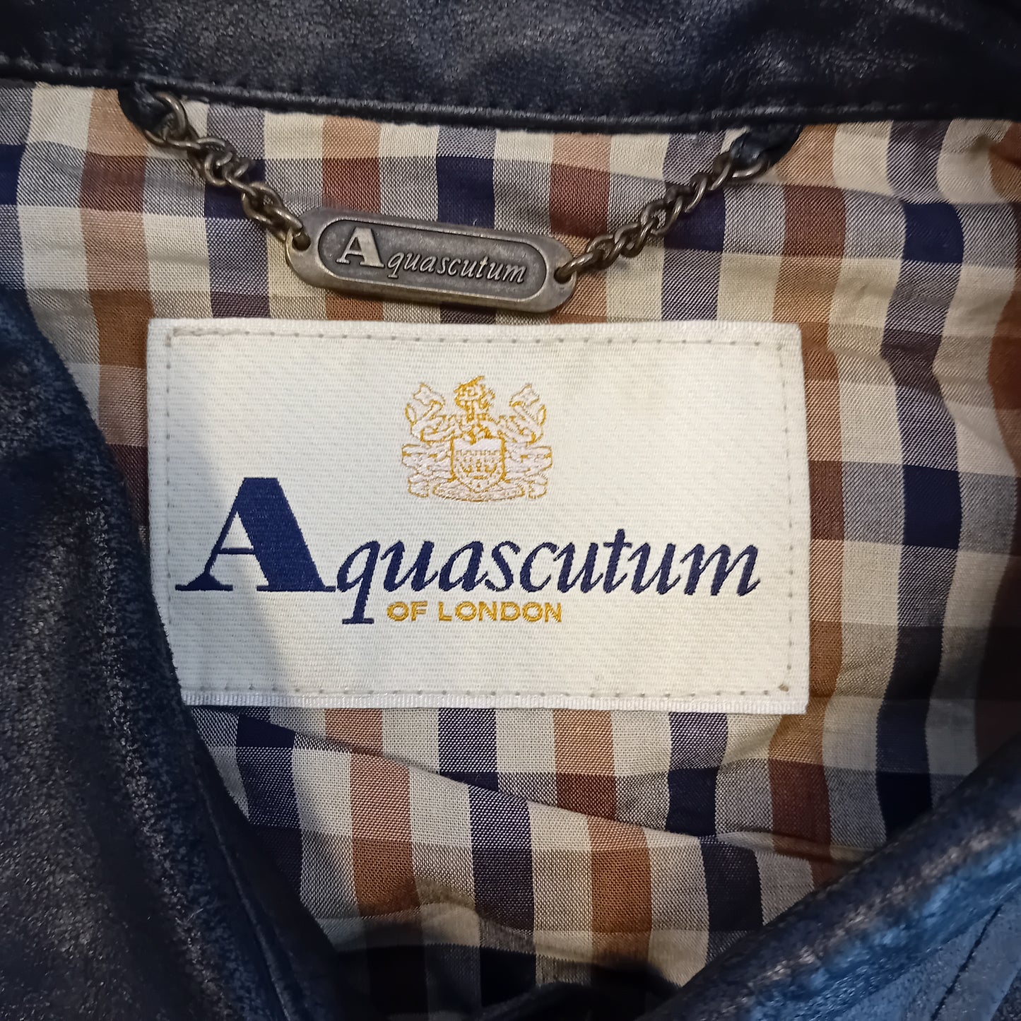 Aquascutum leather jacket