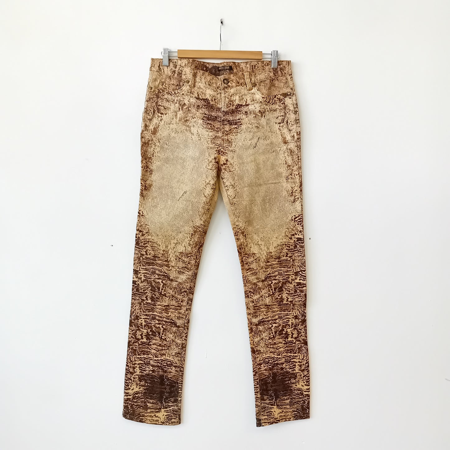 Roberto Cavalli brown denim