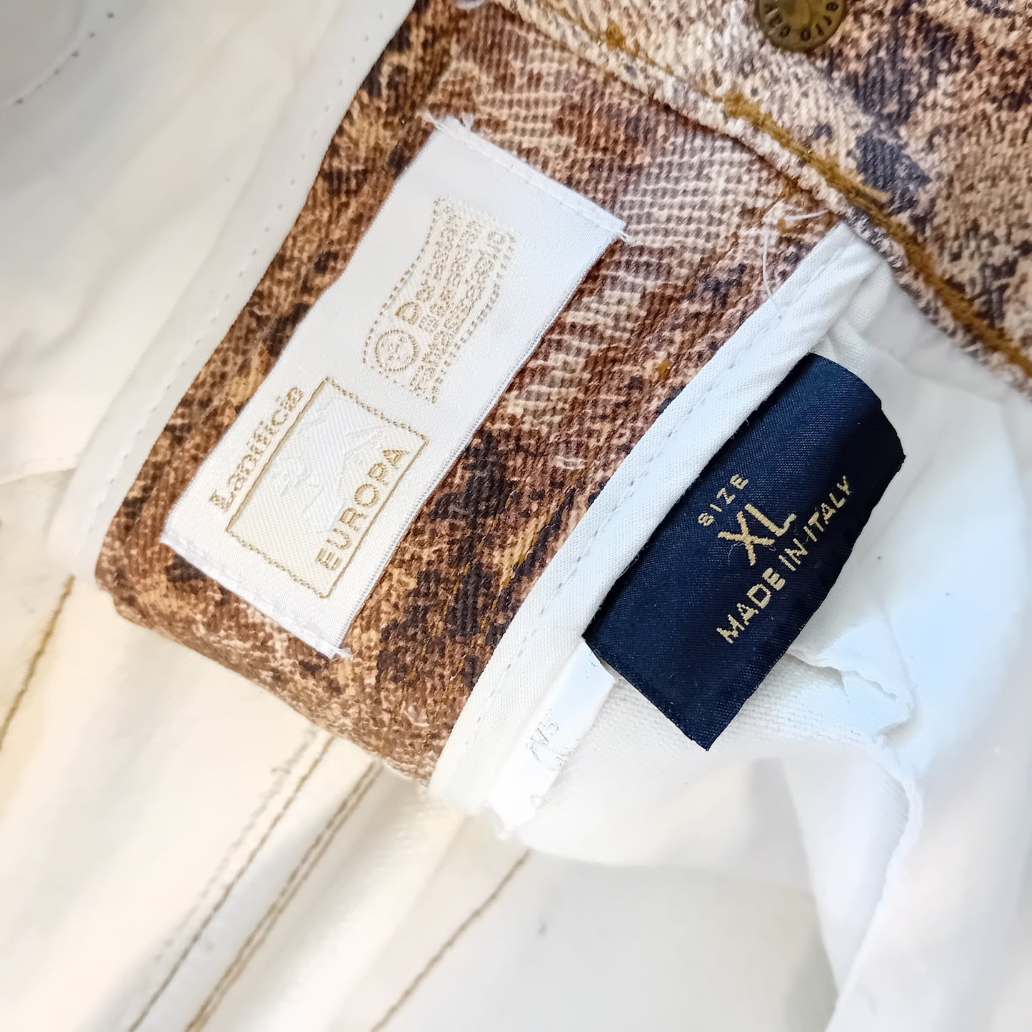Roberto Cavalli brown denim