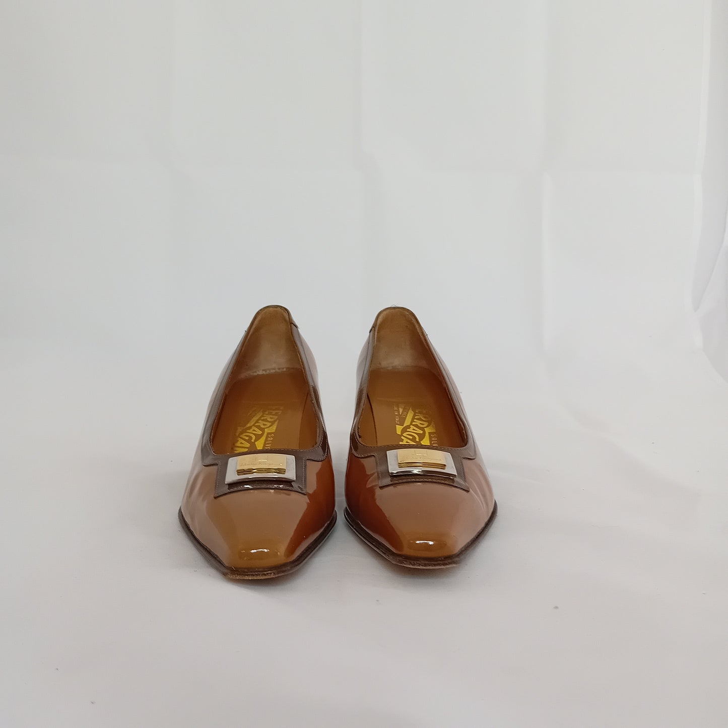 Ferragamo mostard ballerinas
