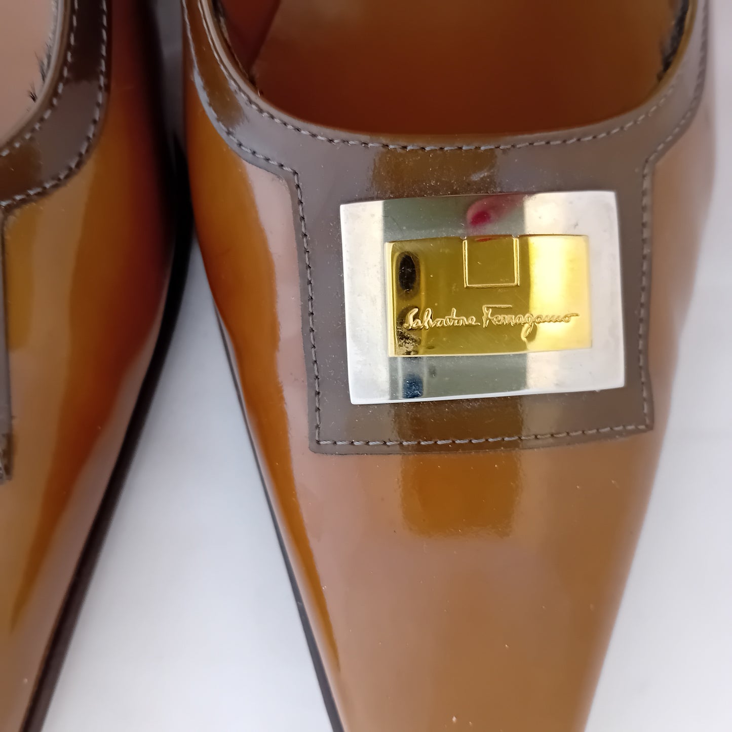Ferragamo mostard ballerinas