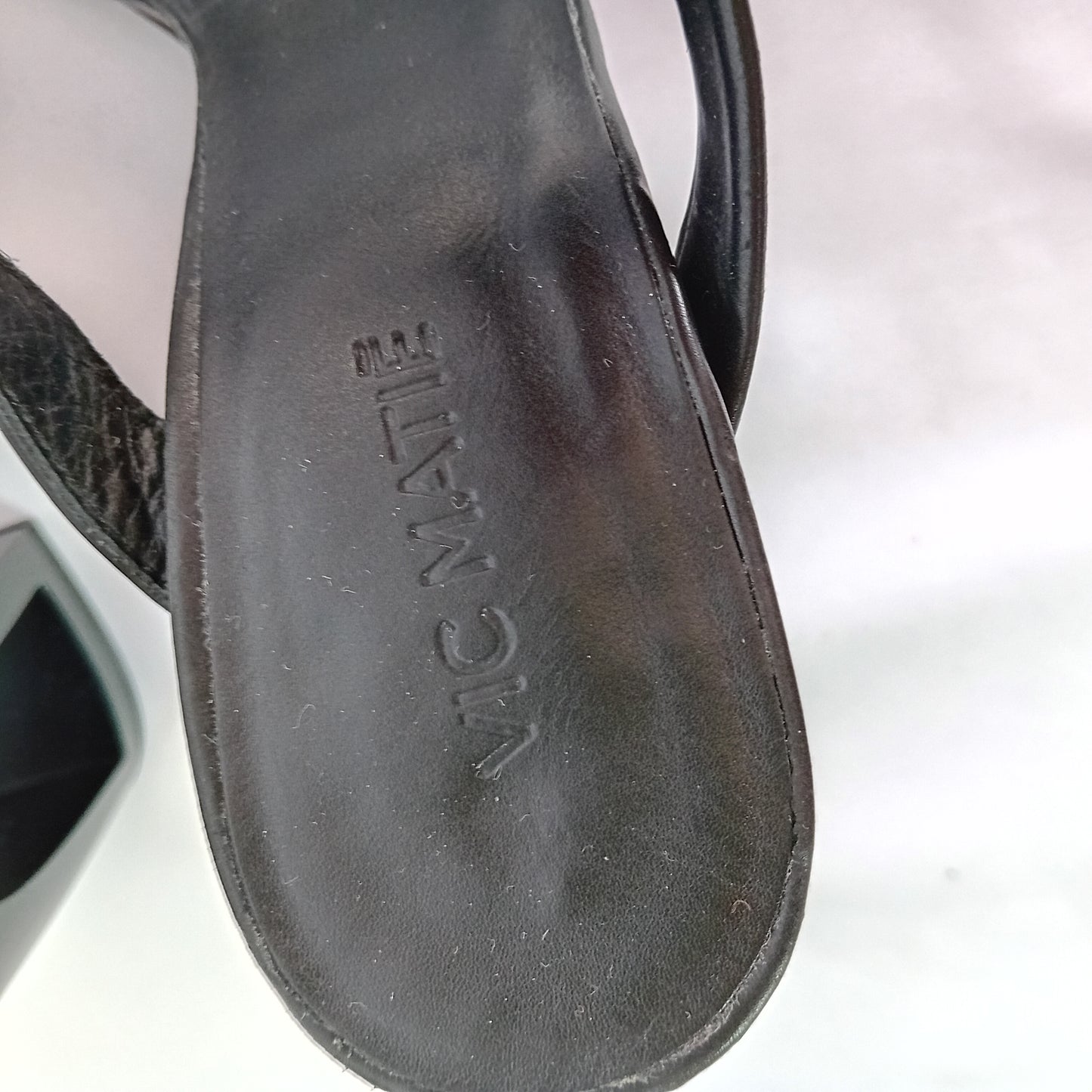 Vic Matie black sandals
