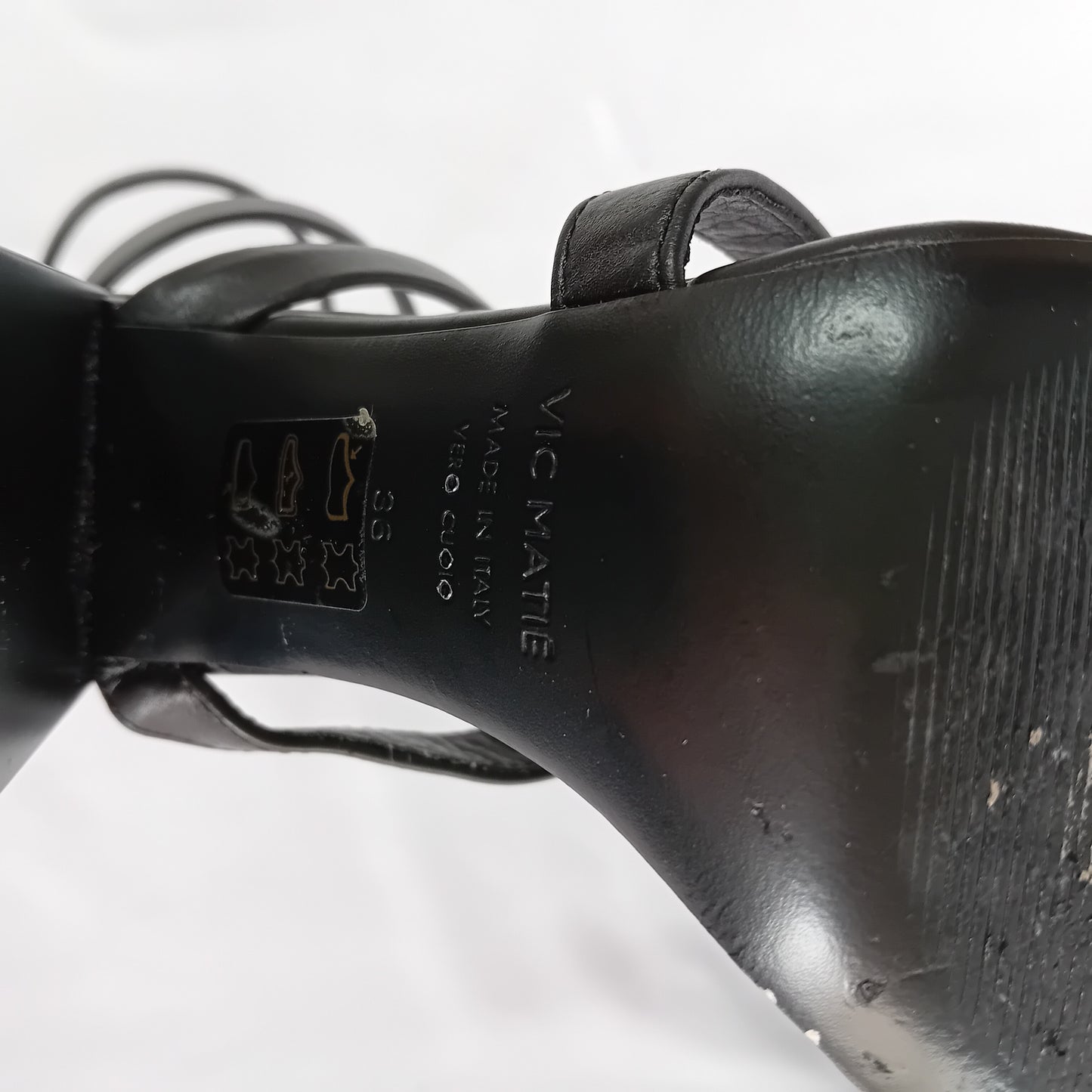 Vic Matie black sandals