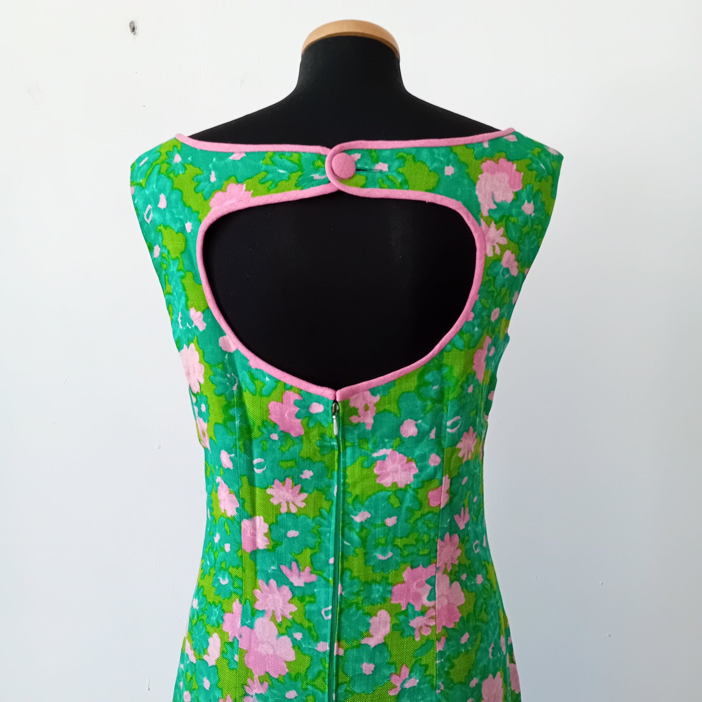 Green flower dress
