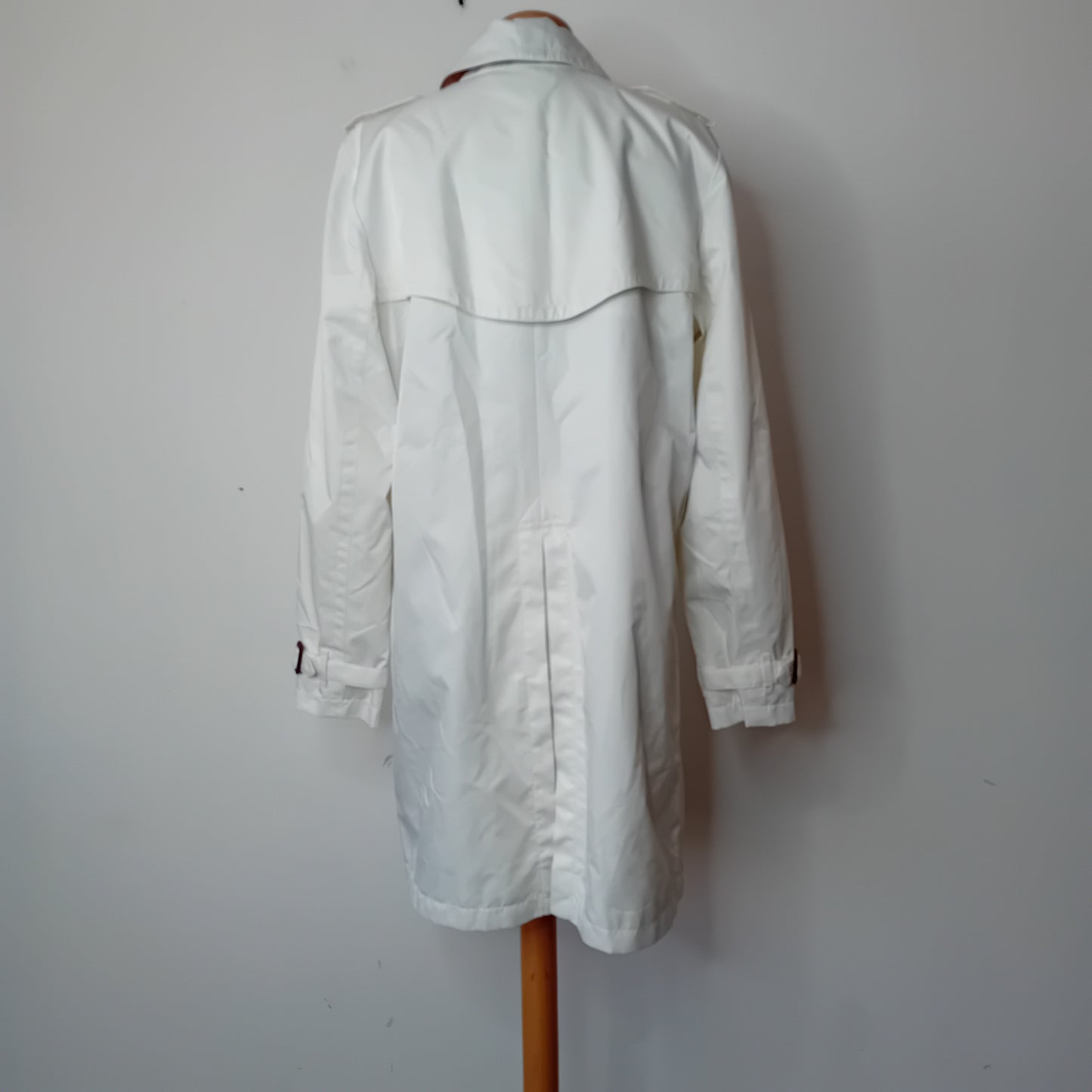 Burberry white trench