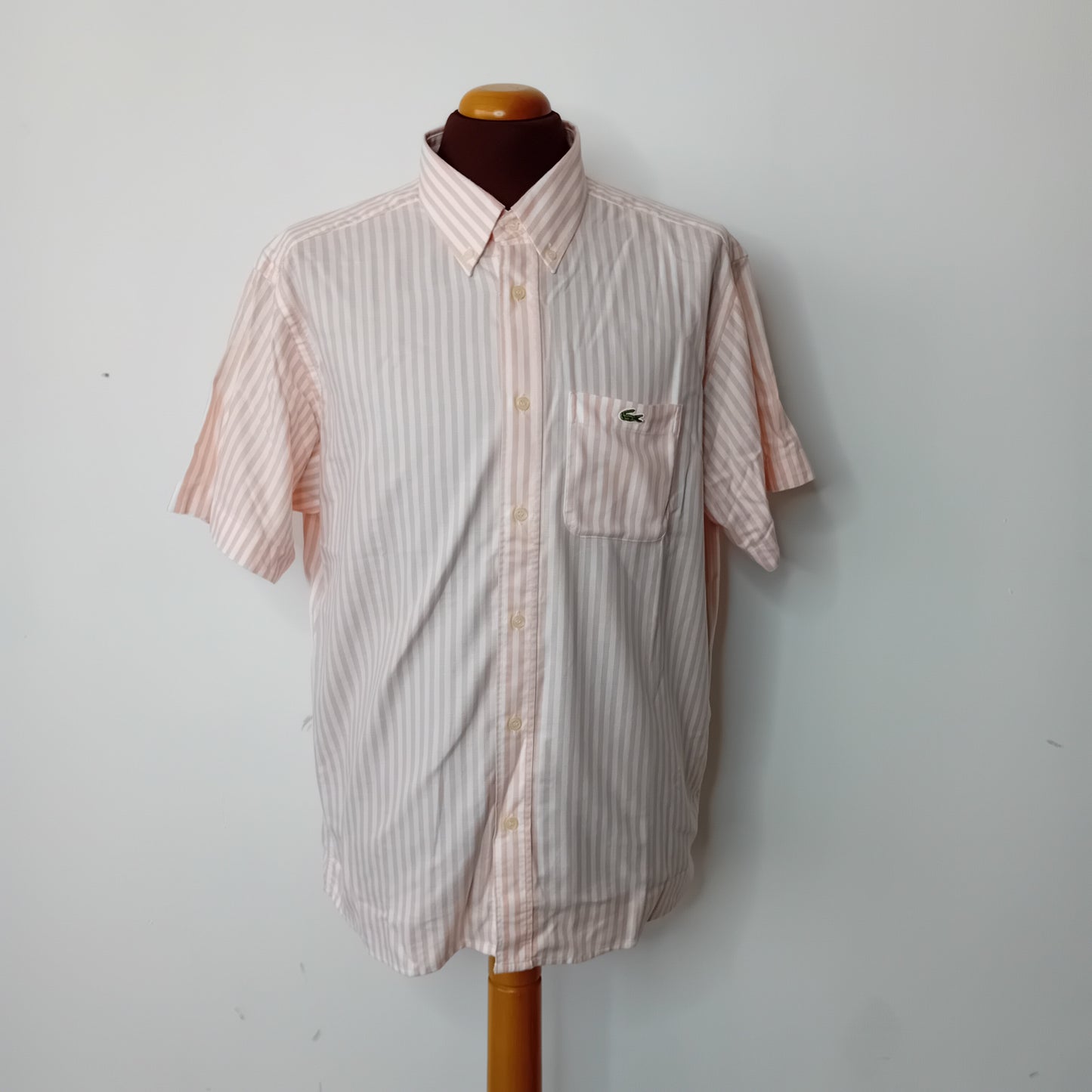 Lacoste pink shirt