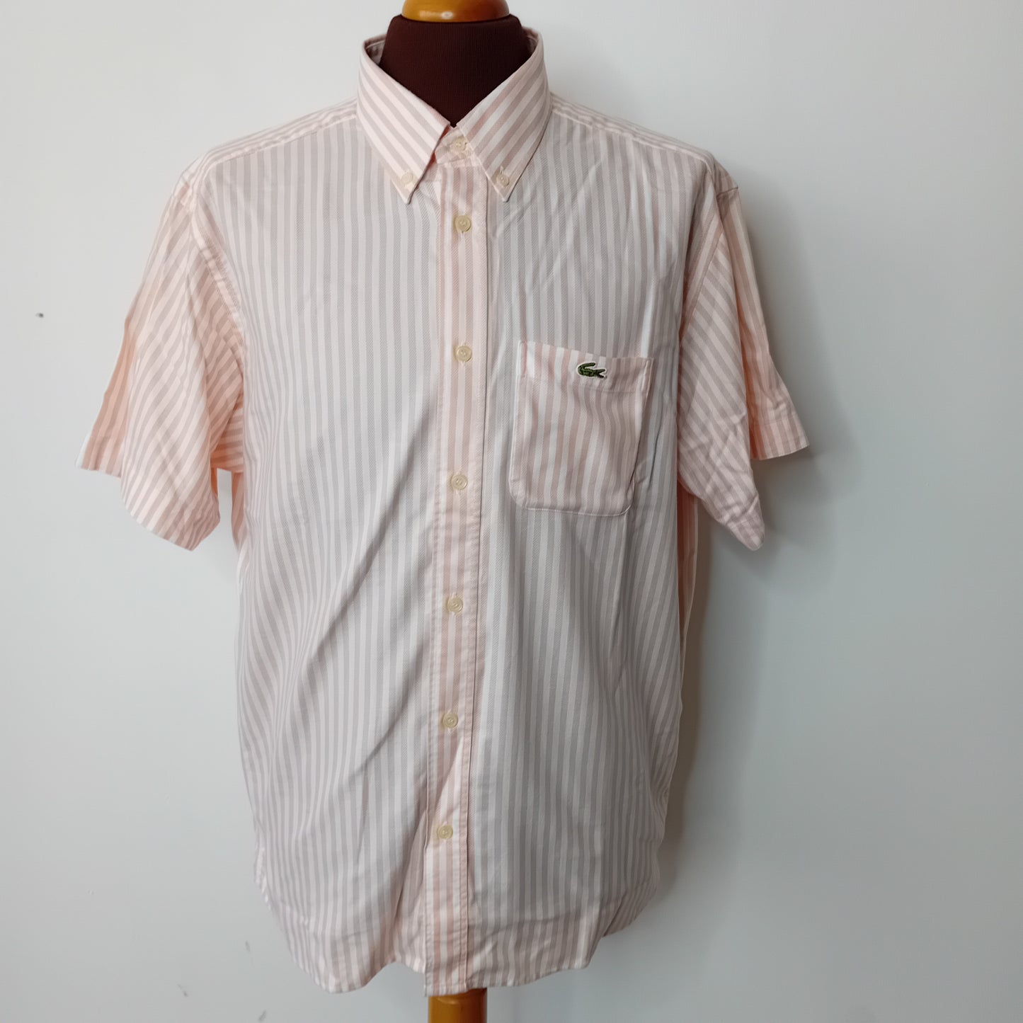 Lacoste pink shirt