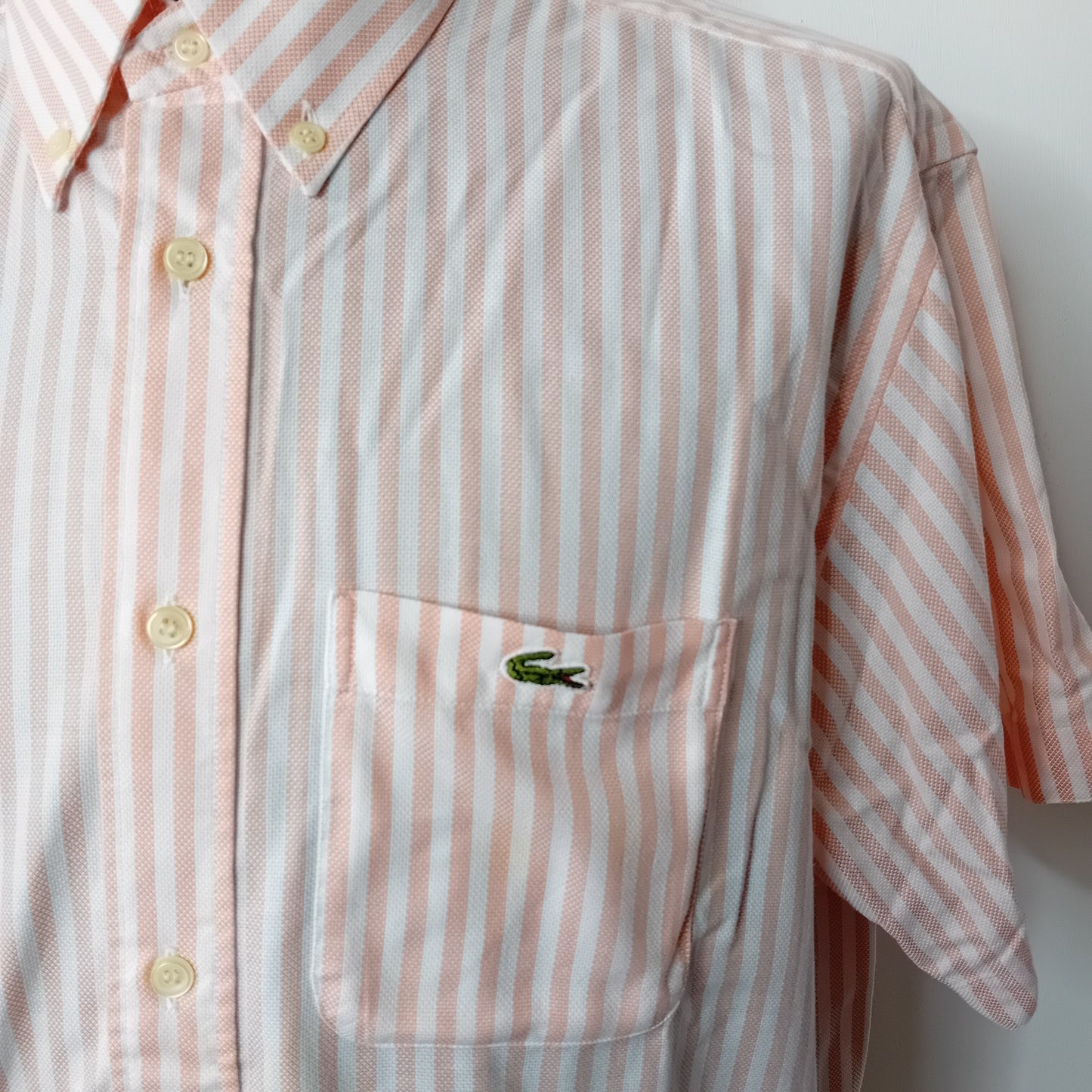 Lacoste pink shirt