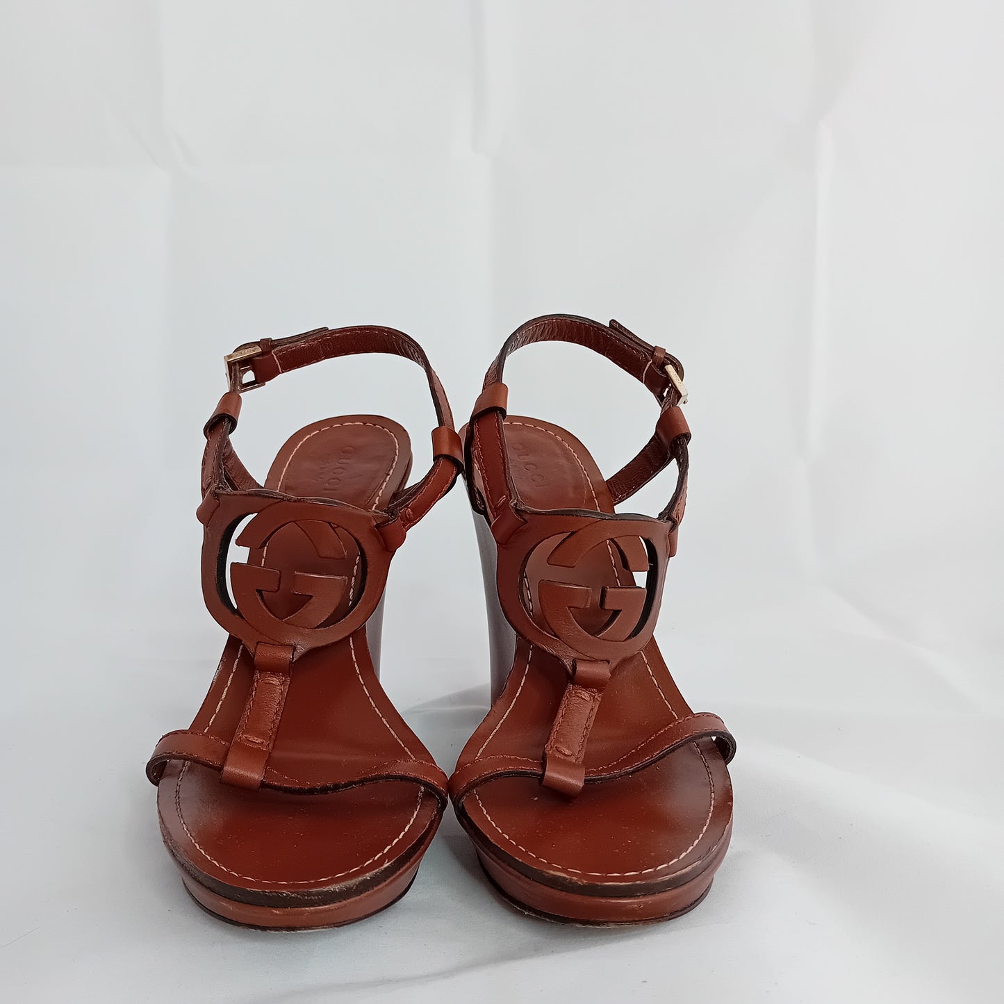 Gucci brown platform