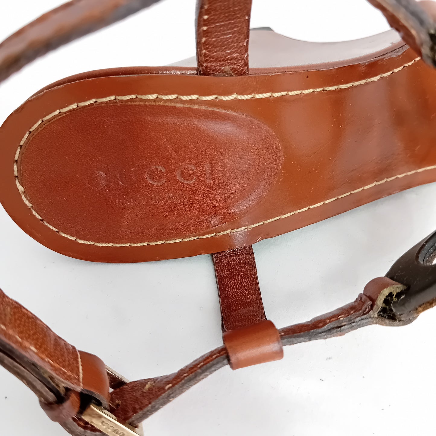 Gucci brown platform