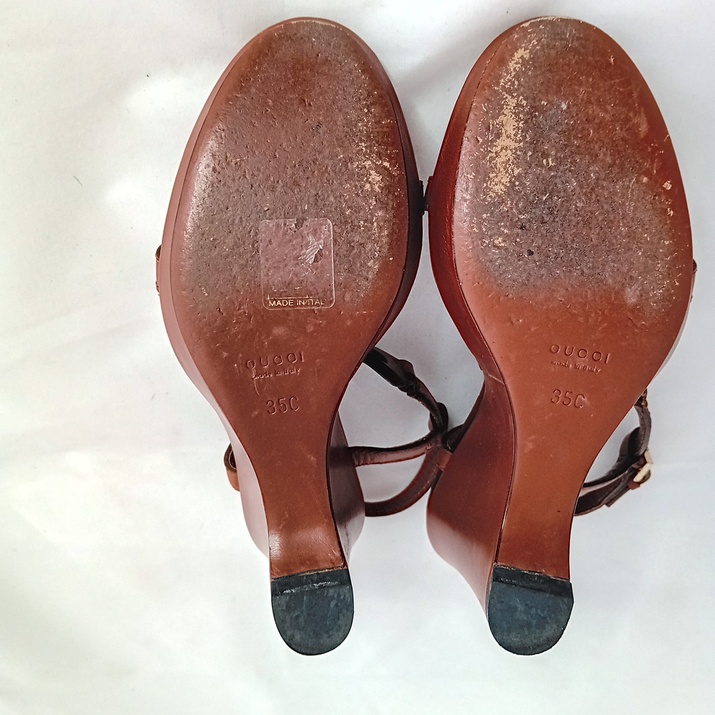 Gucci brown platform