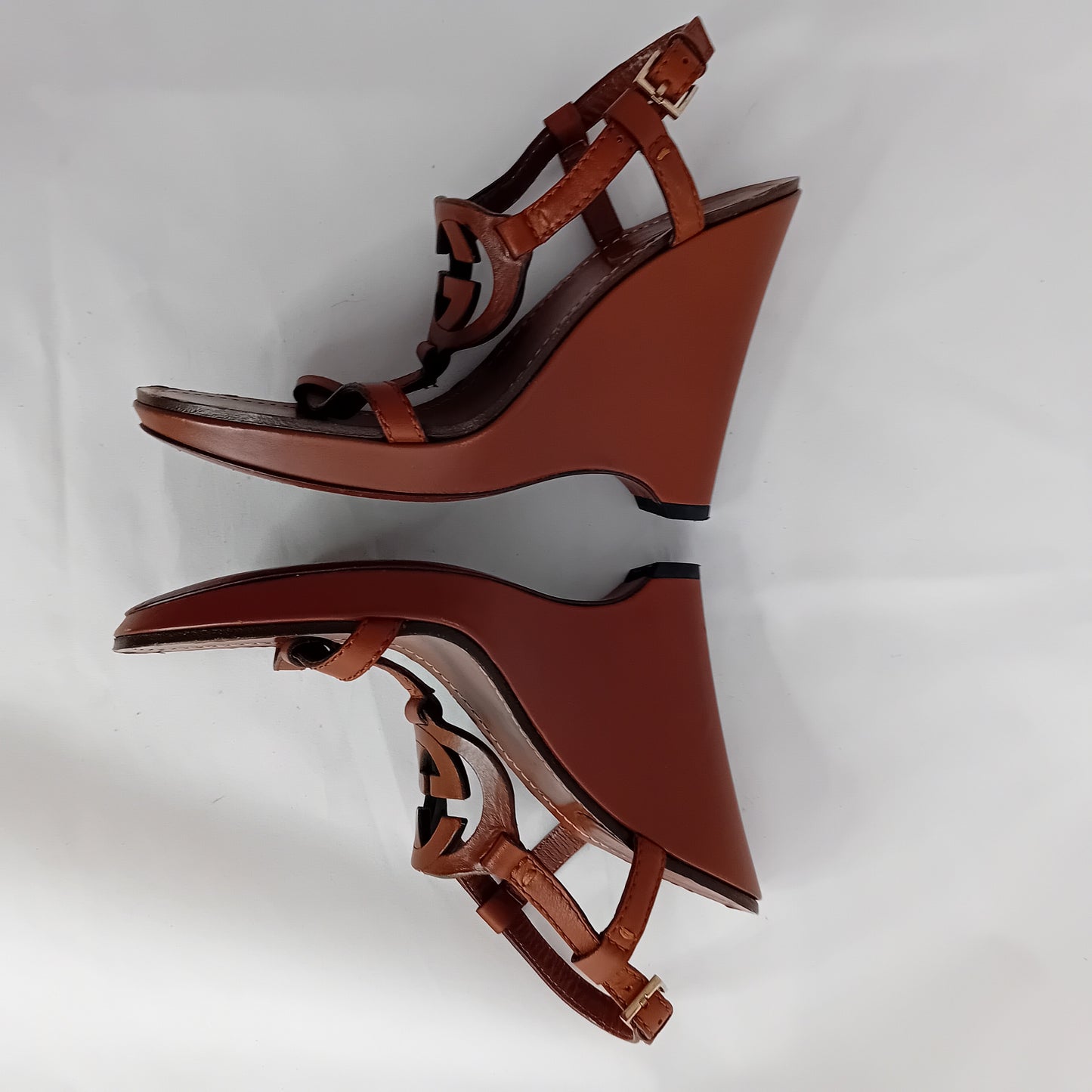 Gucci brown platform