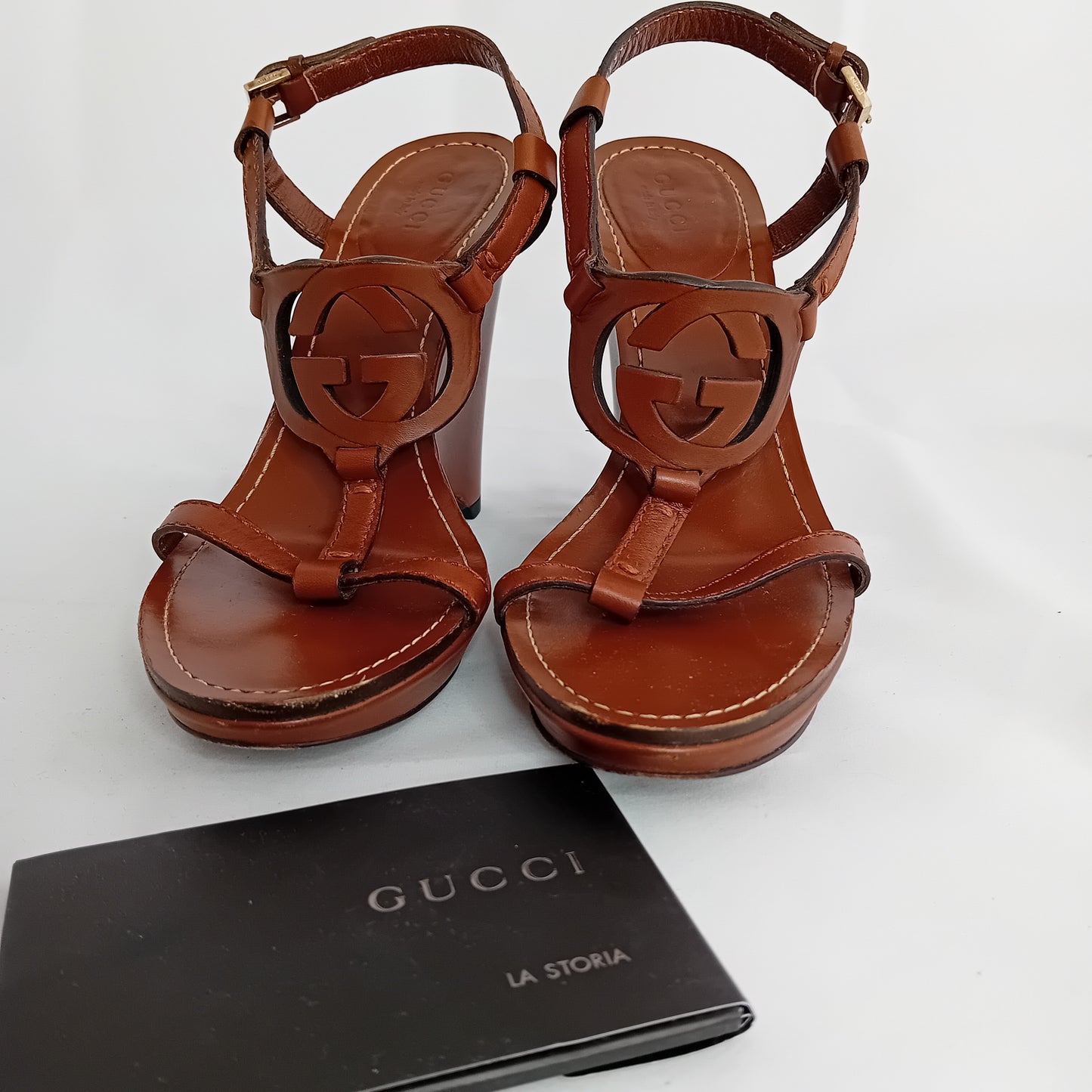 Gucci brown platform