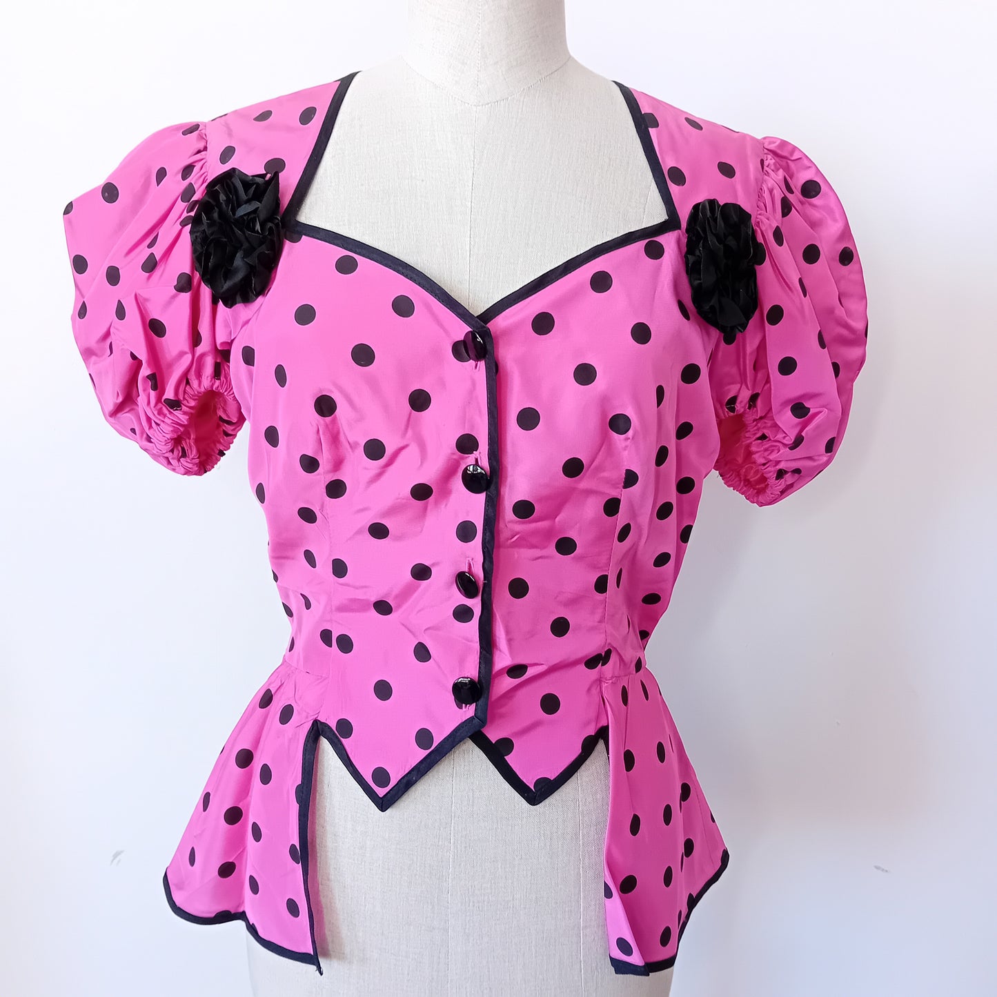 Completo donna vintage polka dots
