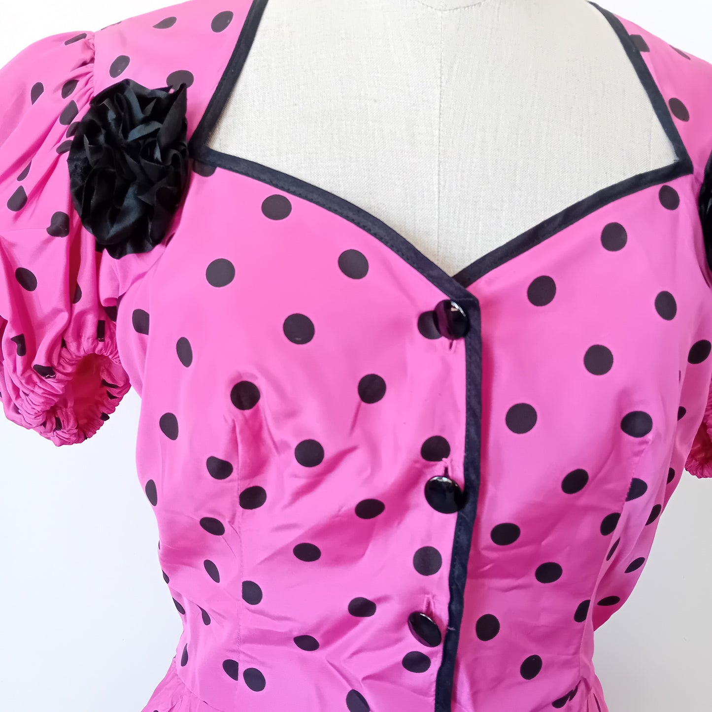 Completo donna vintage polka dots