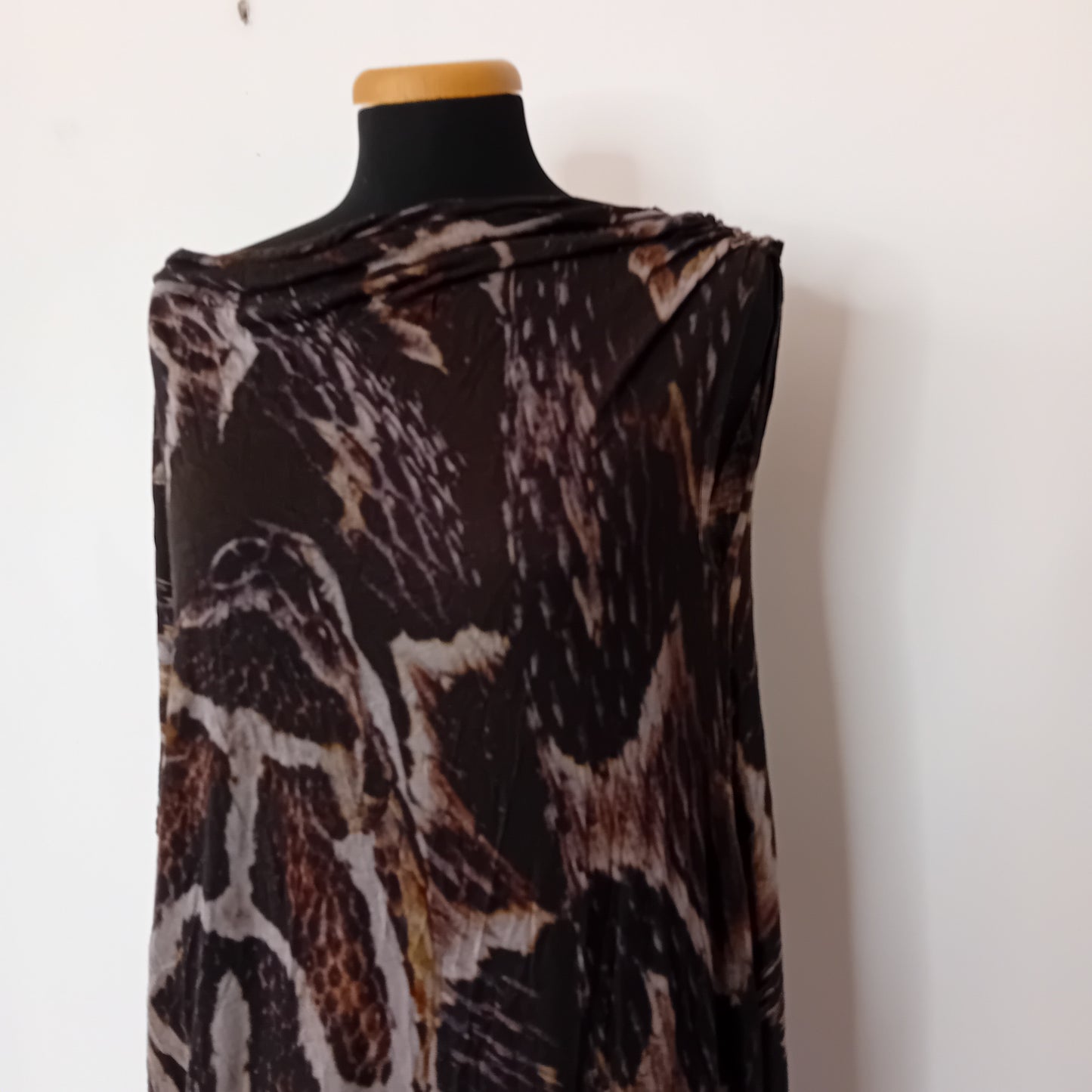 Lanvin brown dress
