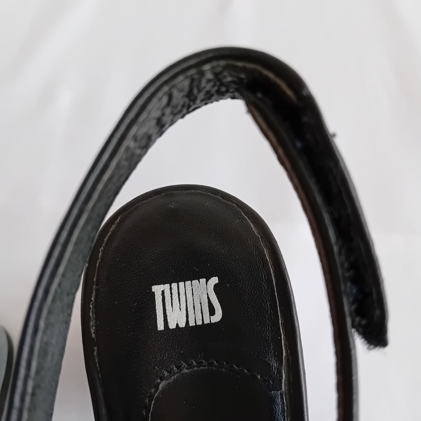 Camper black slingback